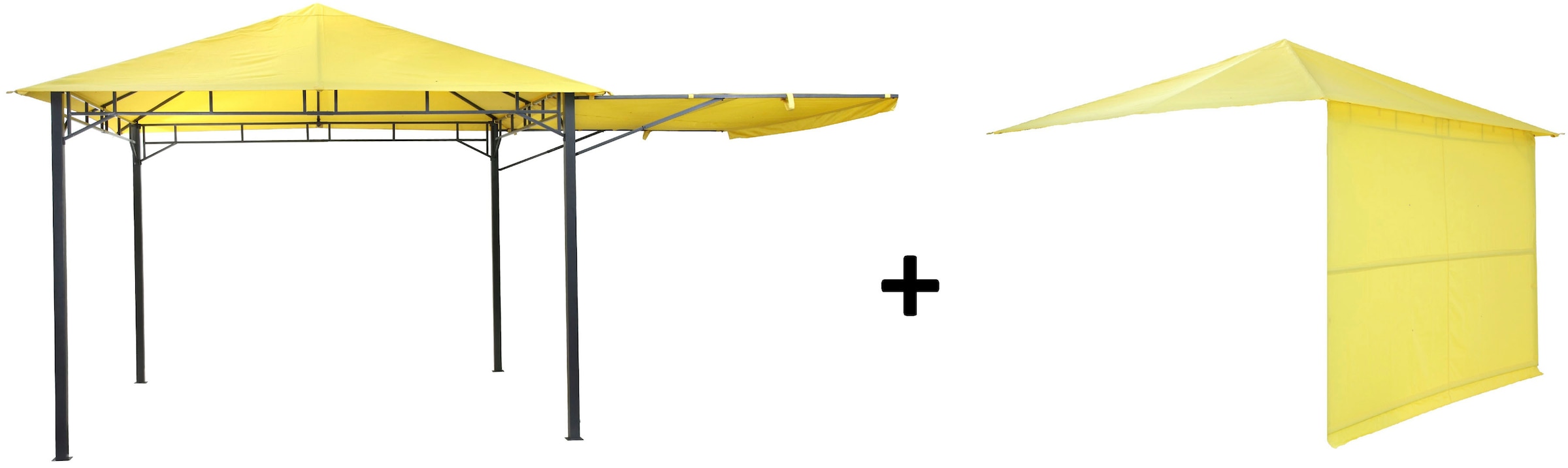 Tepro Pavillon "Lehua" BxTxH: 330x330x285 cm, Seitenteil als Markise auskla günstig online kaufen