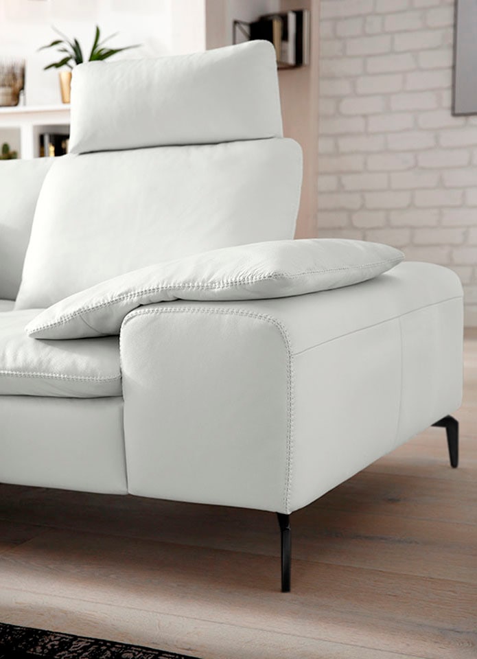 W.SCHILLIG Ecksofa »valentinoo, Designsofa, elegant und bequem, L-Form«, (Set), mit Sitztiefenverstellung, Breite 318 cm