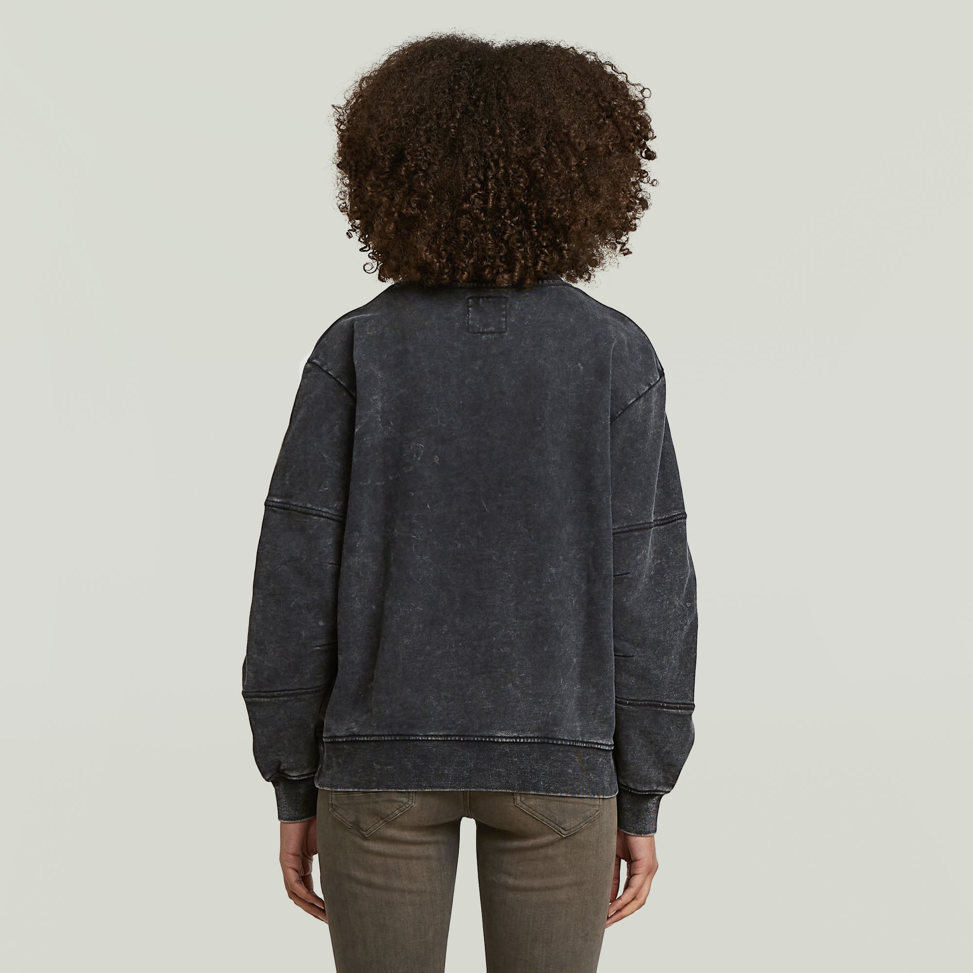 G-STAR Sweatshirt »Washed 3D Sleeve A line«, in Rundhalsform