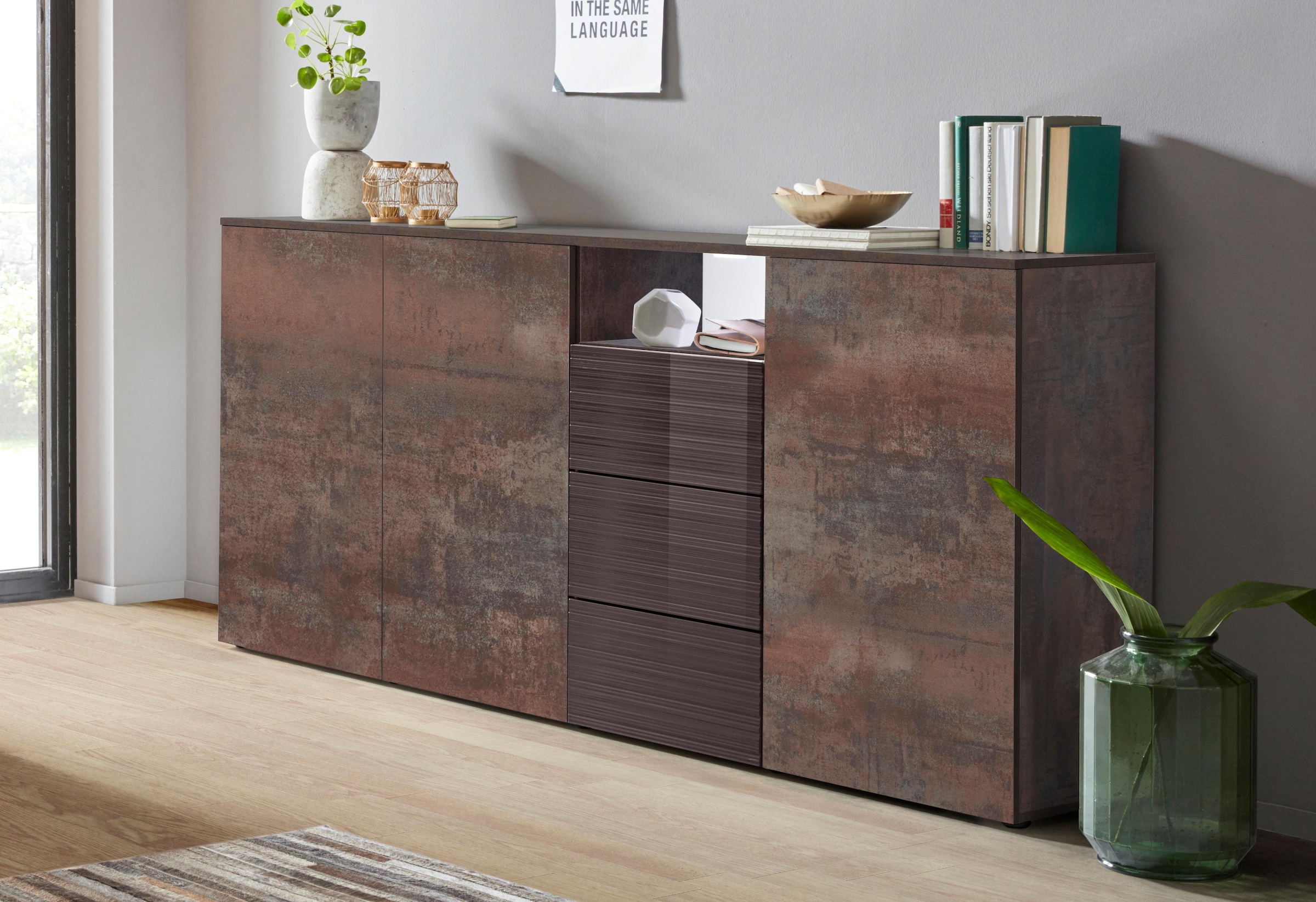 Borchardt Möbel Highboard »Savannah«, Breite 200 Cm Kaufen | BAUR