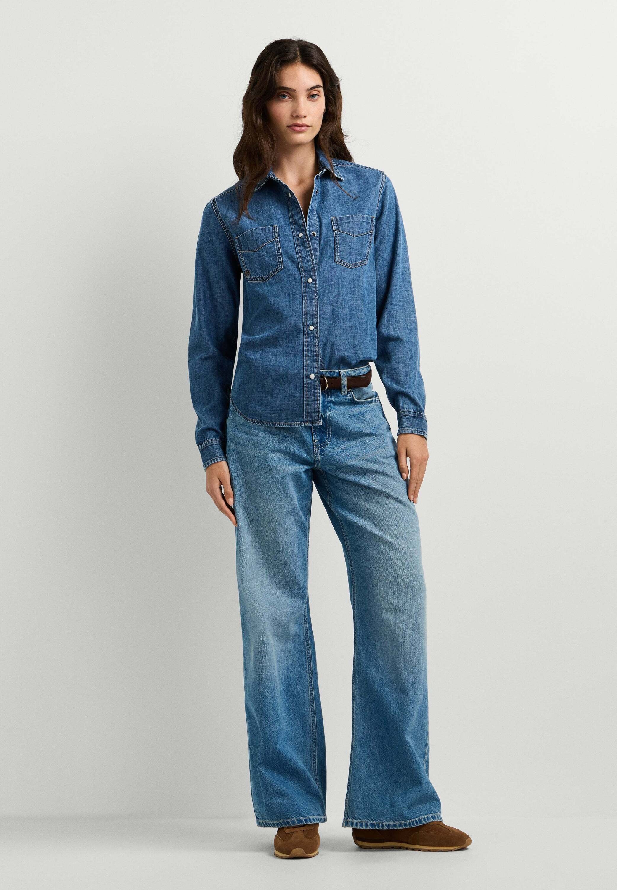 Pepe Jeans T-Shirt »denim shirt ABBEY AUTHENTIC SHIRT«