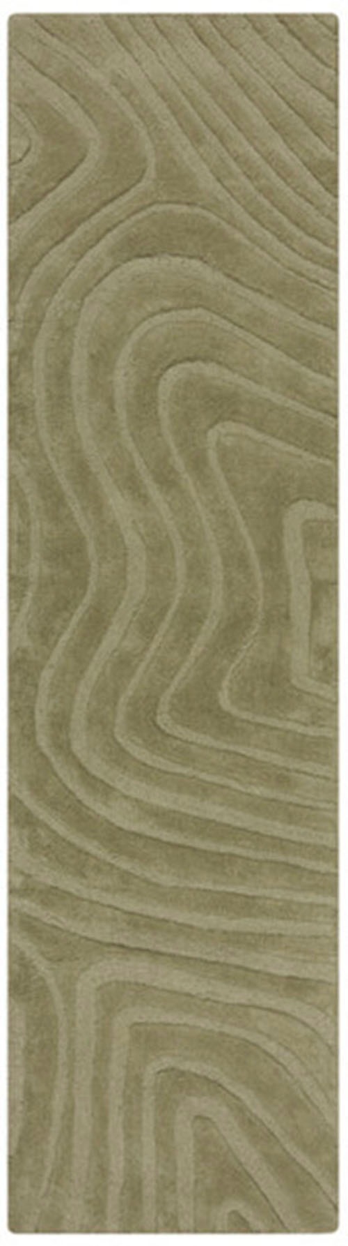 FLAIR RUGS Wollteppich »Mesmerise«, rechteckig, 14 mm Höhe, Wollteppich mit Hoch-Tief Effekt