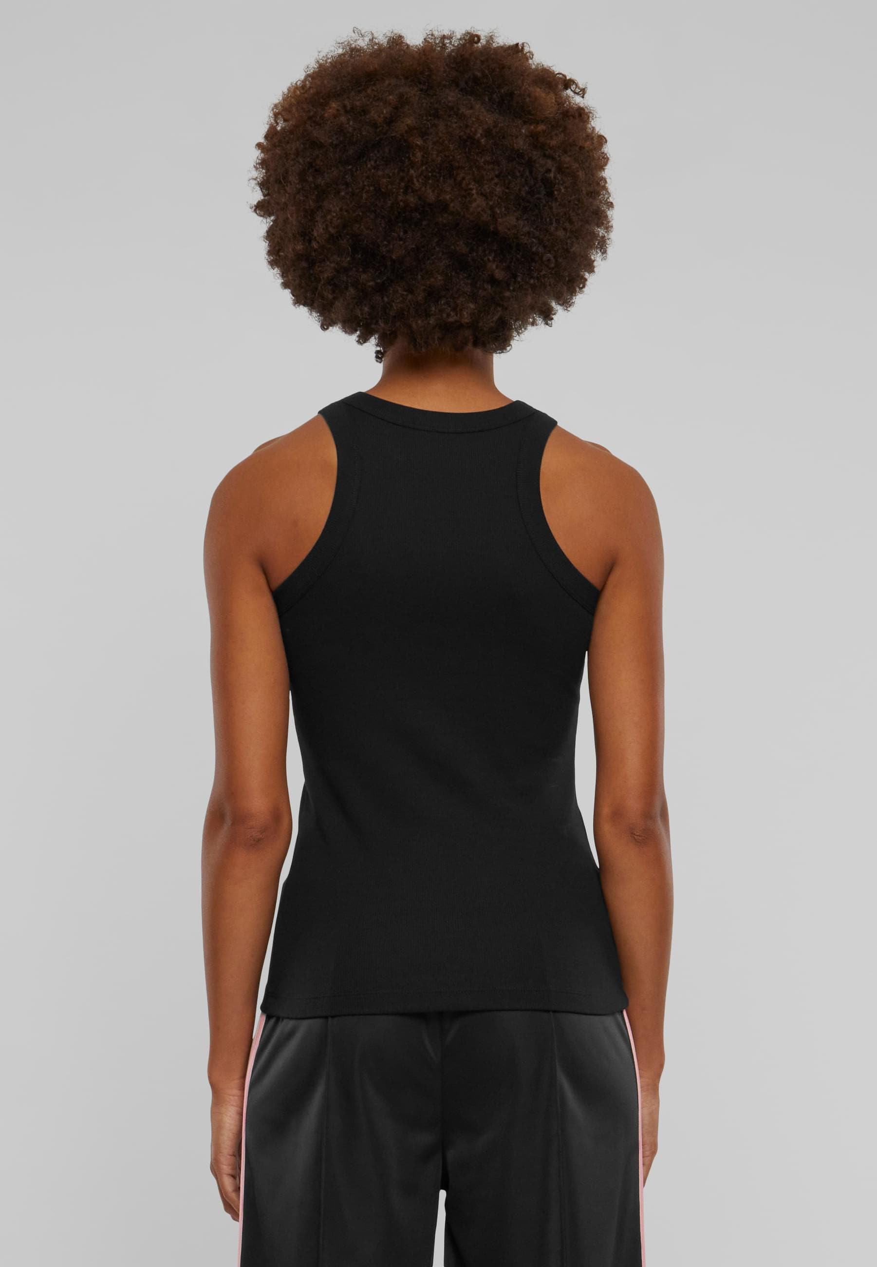 URBAN CLASSICS Muskelshirt »Urban Classics Damen Ladies Racer Back Rib Top«, (1 tlg.)