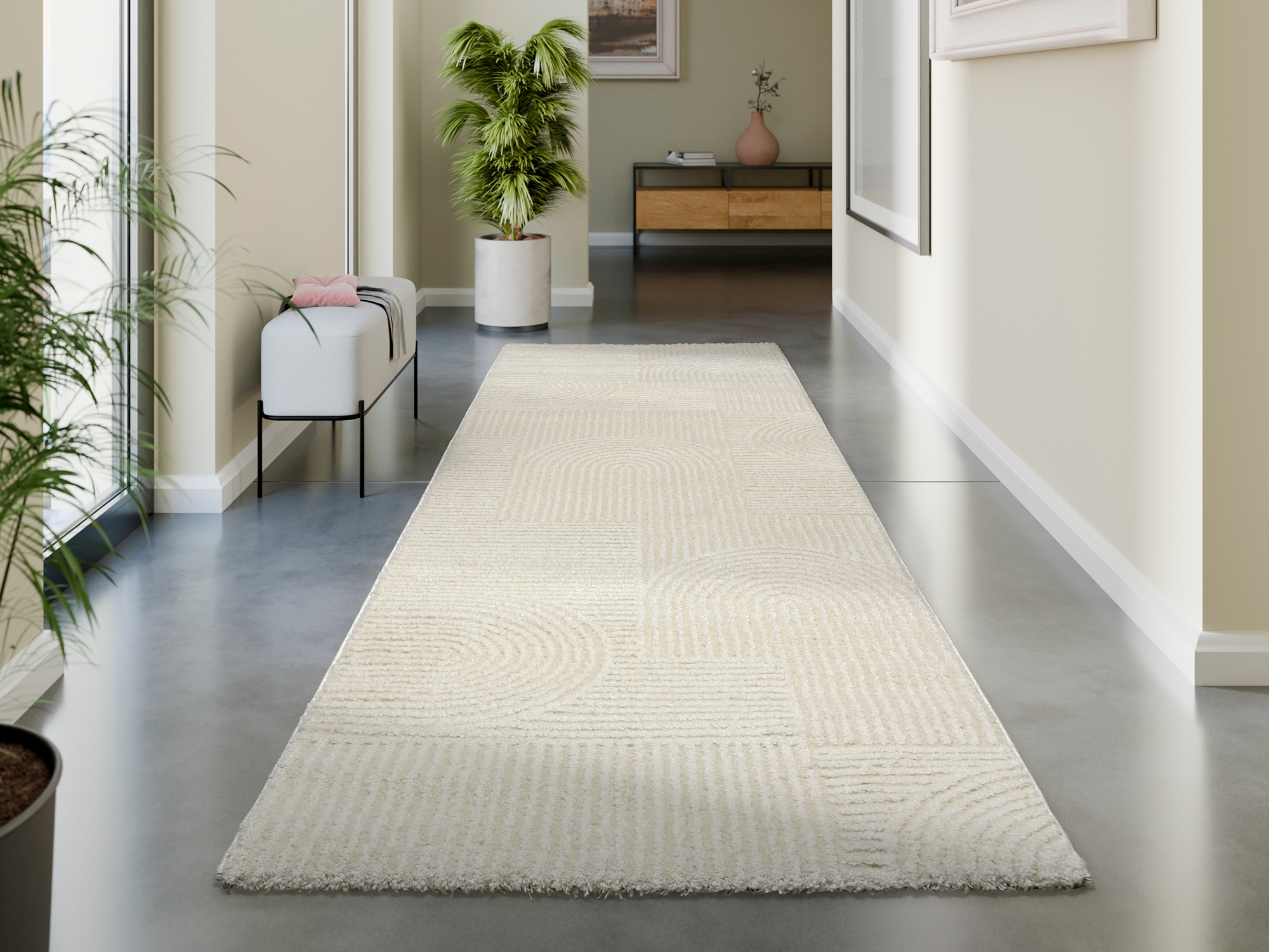 OCI DIE TEPPICHMARKE "LIV ATMOS, auch als Läufer und in Rund" rechteckig 20 mm Höhe Design Teppich, auch in quadratischer Form, alle Räume