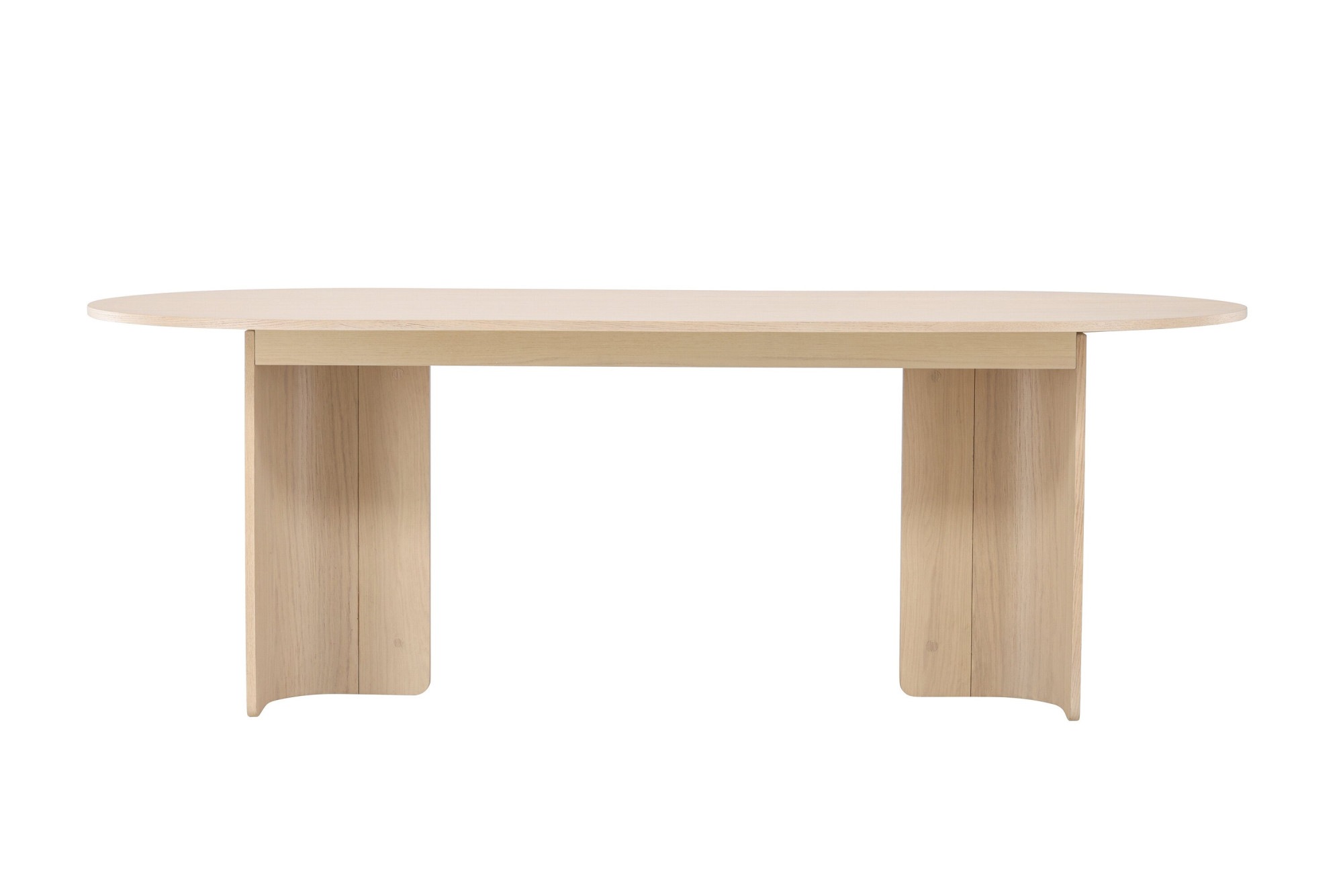 Venture Home Esstisch »Tyresö, rechteckiger Esstisch 220 × 100 cm in Whitewash, geräumig« Esszimmertisch, MDF, hell, pflegeleicht