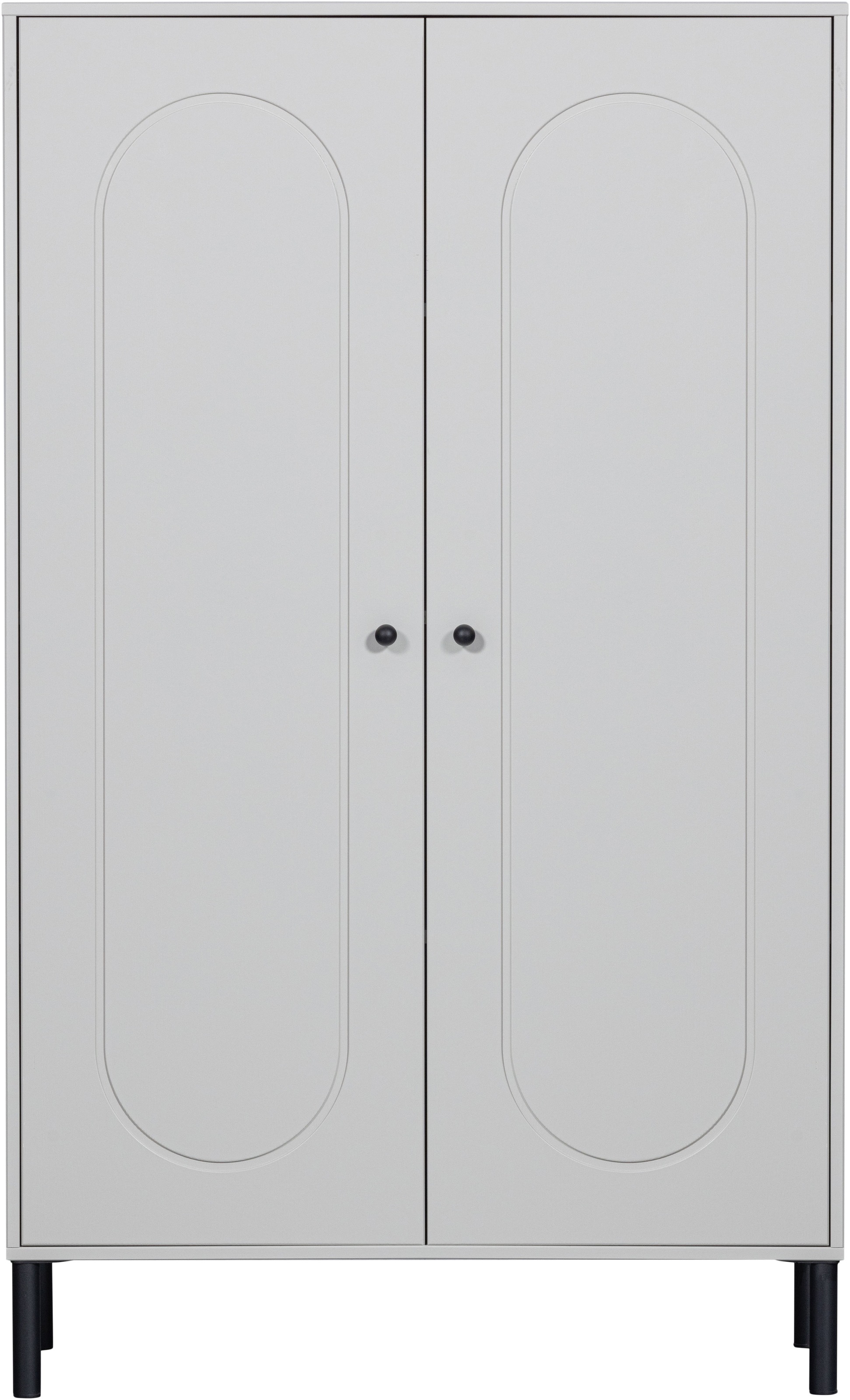 WOOOD Highboard »Xina mit FSC® Massivkiefer und sichtbare Maserung 90 x 40 x 149 cm« Tragkraft 10 kg pro Einlegeboden, einfach zu montieren