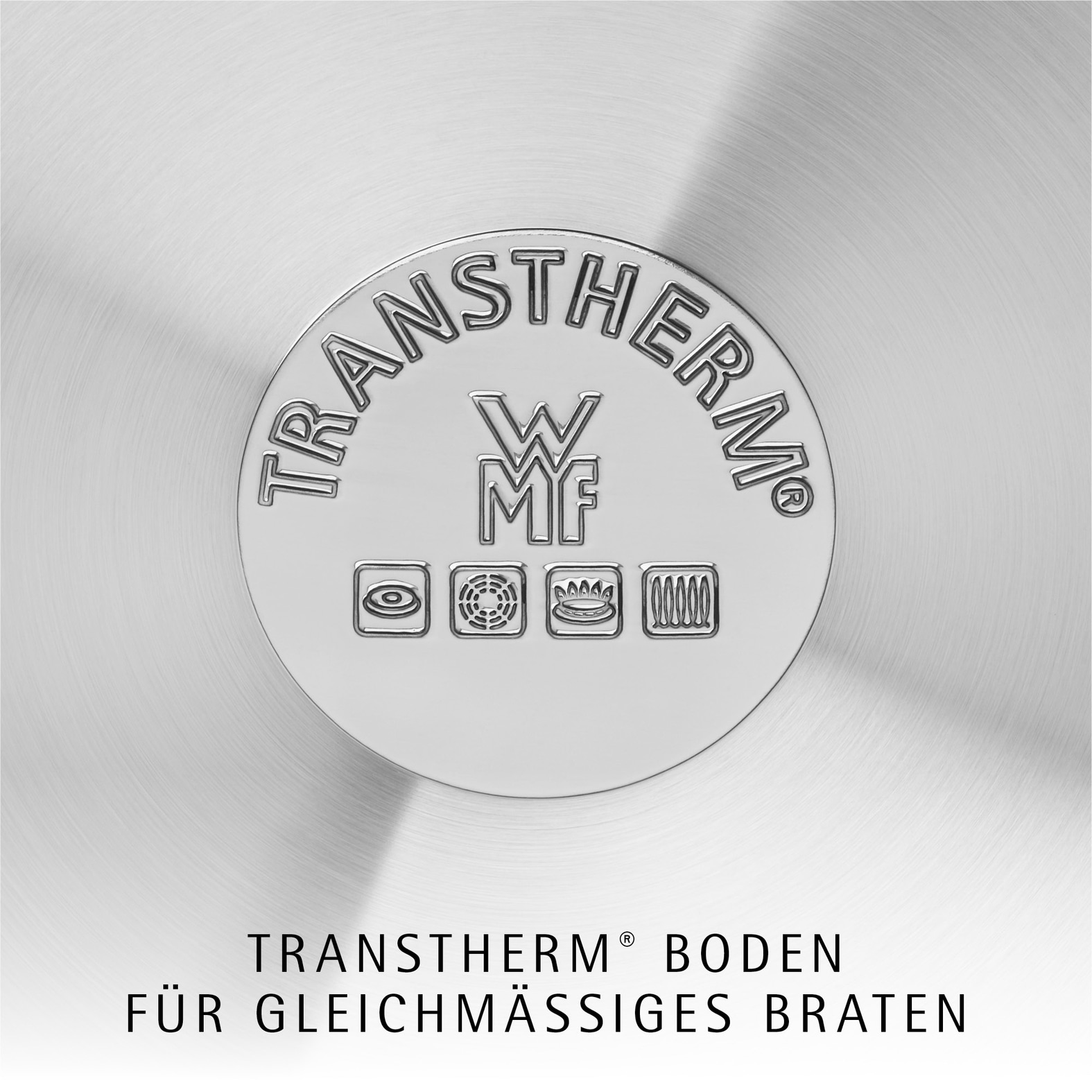 WMF Pfannen-Set »Inspiration, Induktion, Antihaftversiegelung« Cromargan® Edelstahl Rostfrei 18/10 Set, 3x Pfannen Ø 20/24/28 cm, 3 Stk. tlg. TransTherm-Allherdboden spart Energie, alle Herdarten