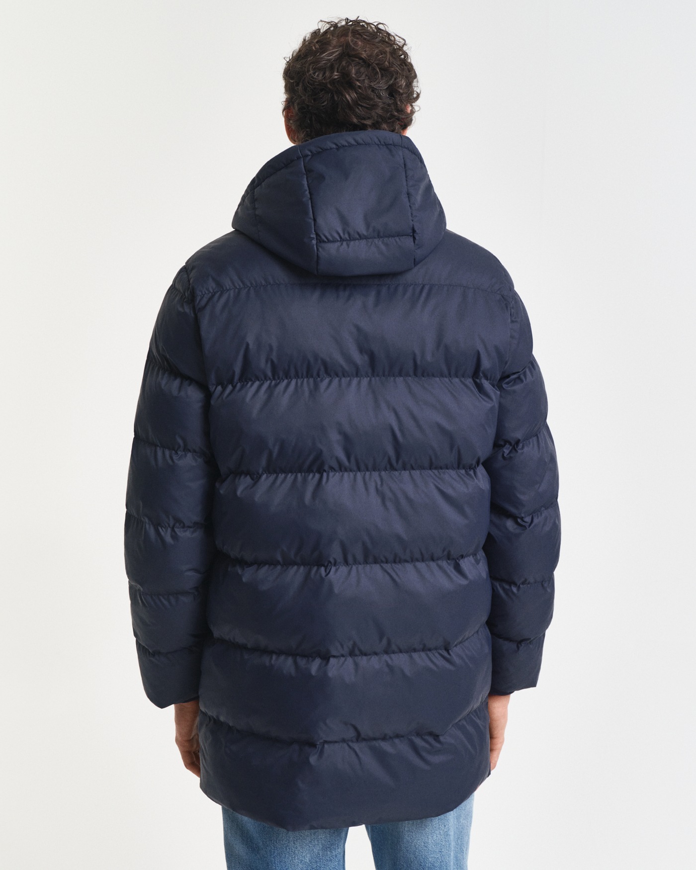 Gant Steppmantel »ACTIVE CLOUD MID LENGTH« Puffermantel, regular fit, abnehmabre Kapuze, 2-Wege-Reißverschluss