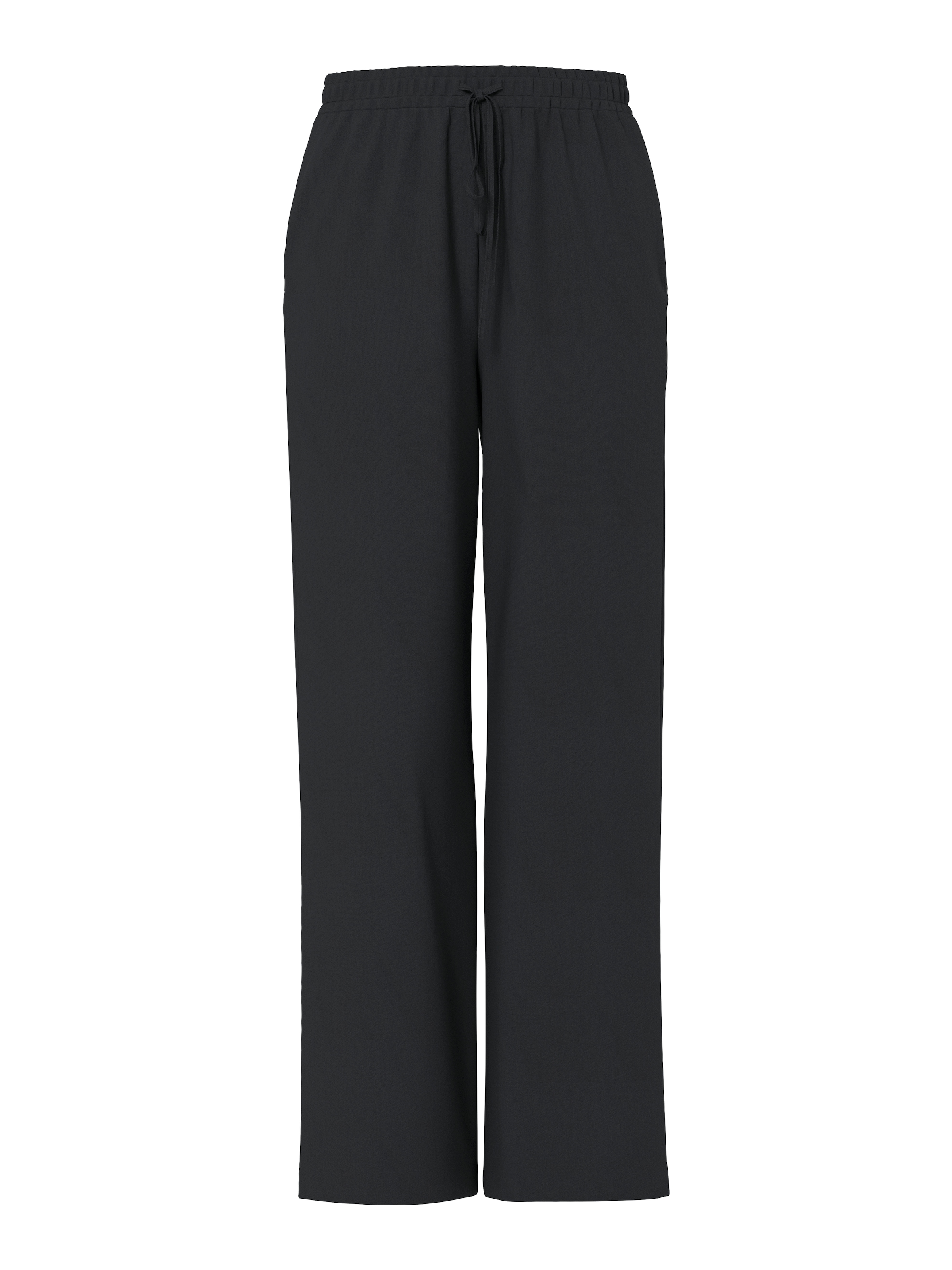 pieces Schlupfhose »PCBOSELLA HW WIDE PANTS NOOS BC«  Materialmix, High Waist