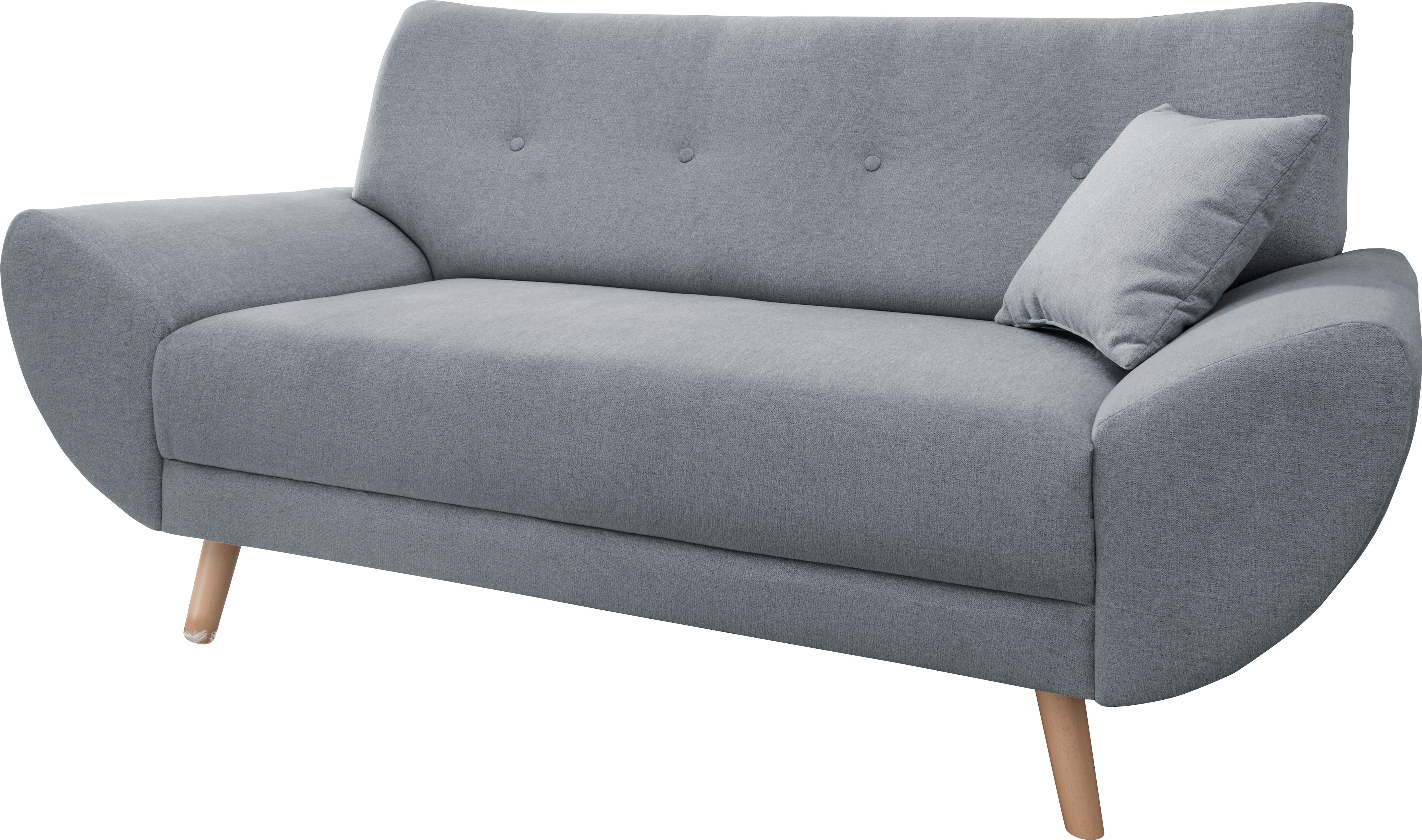 Home affaire 2-Sitzer "Basta, komfortable Wellenunterfederung, Breite 174cm"