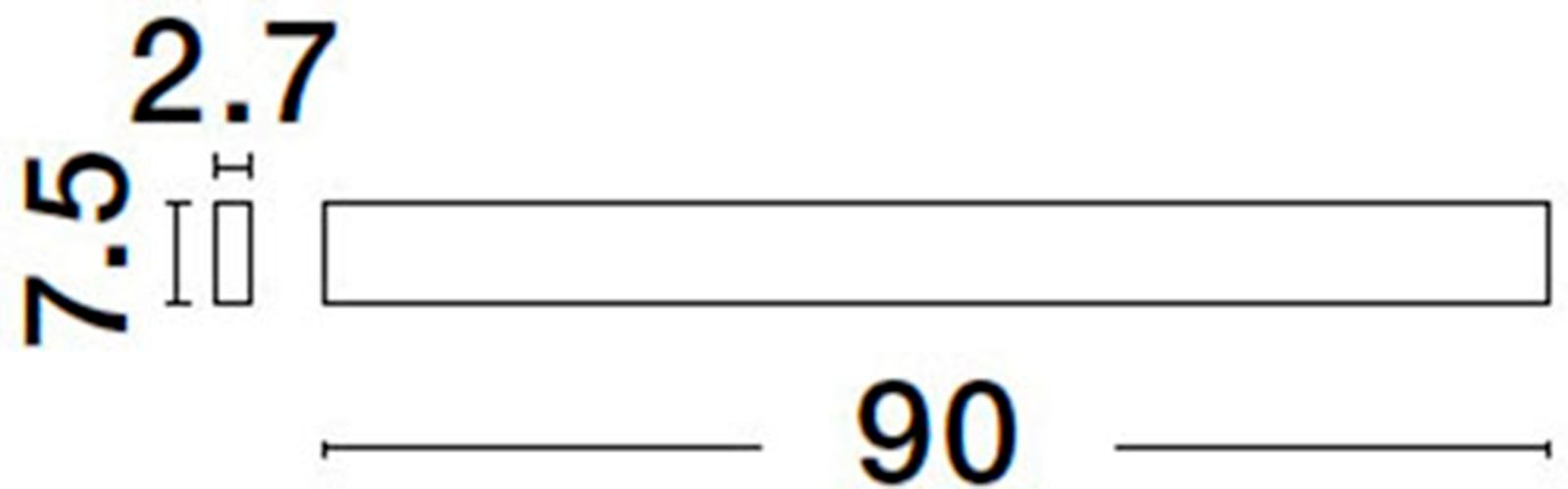 Nova Luce LED Wandleuchte »SELINE« LED-Modul 1 Stk. Warmweiß