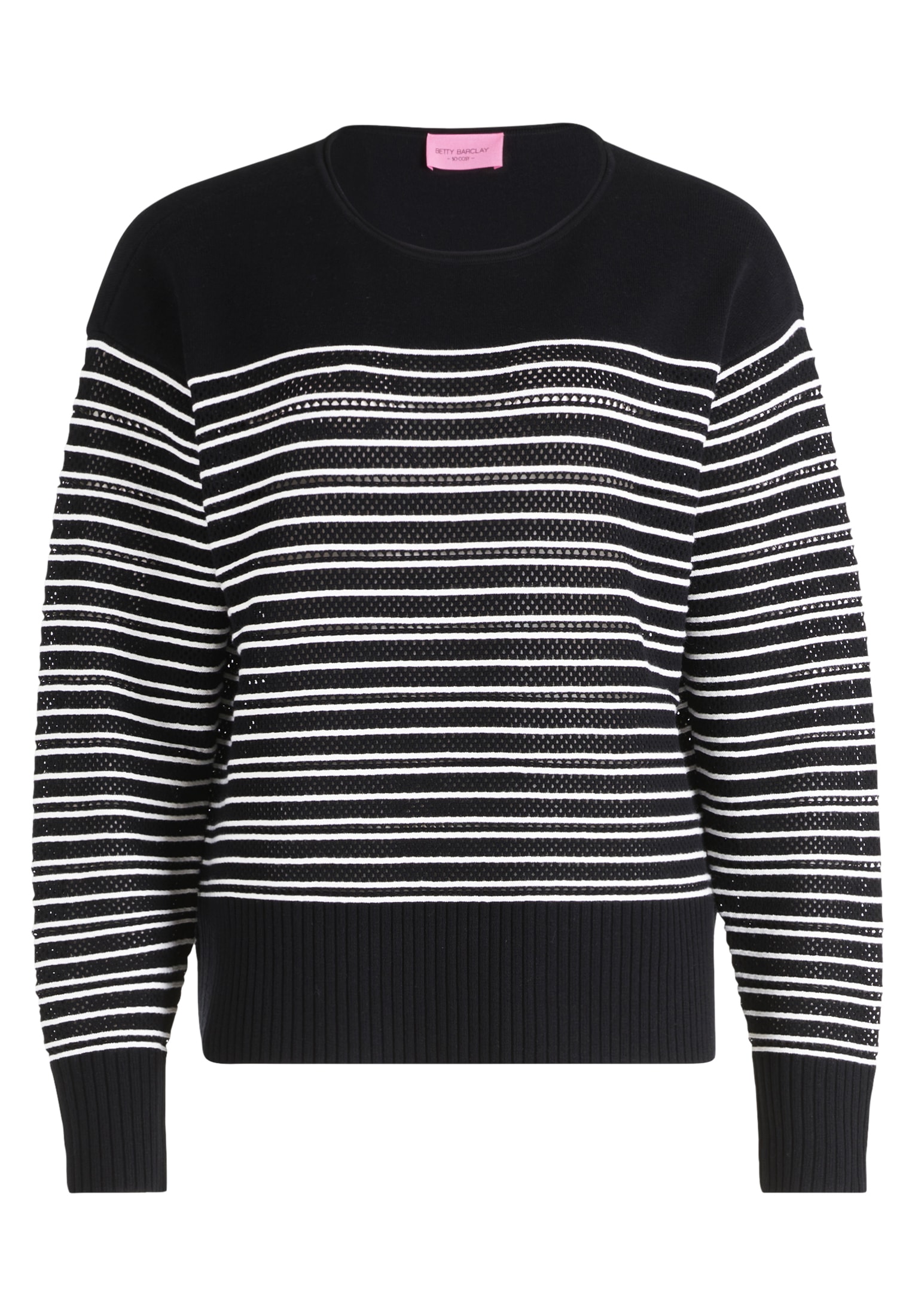 Betty Barclay Strickpullover »Betty Barclay Basic-Strickpullover mit Streifen«, (1 tlg.), Ringel