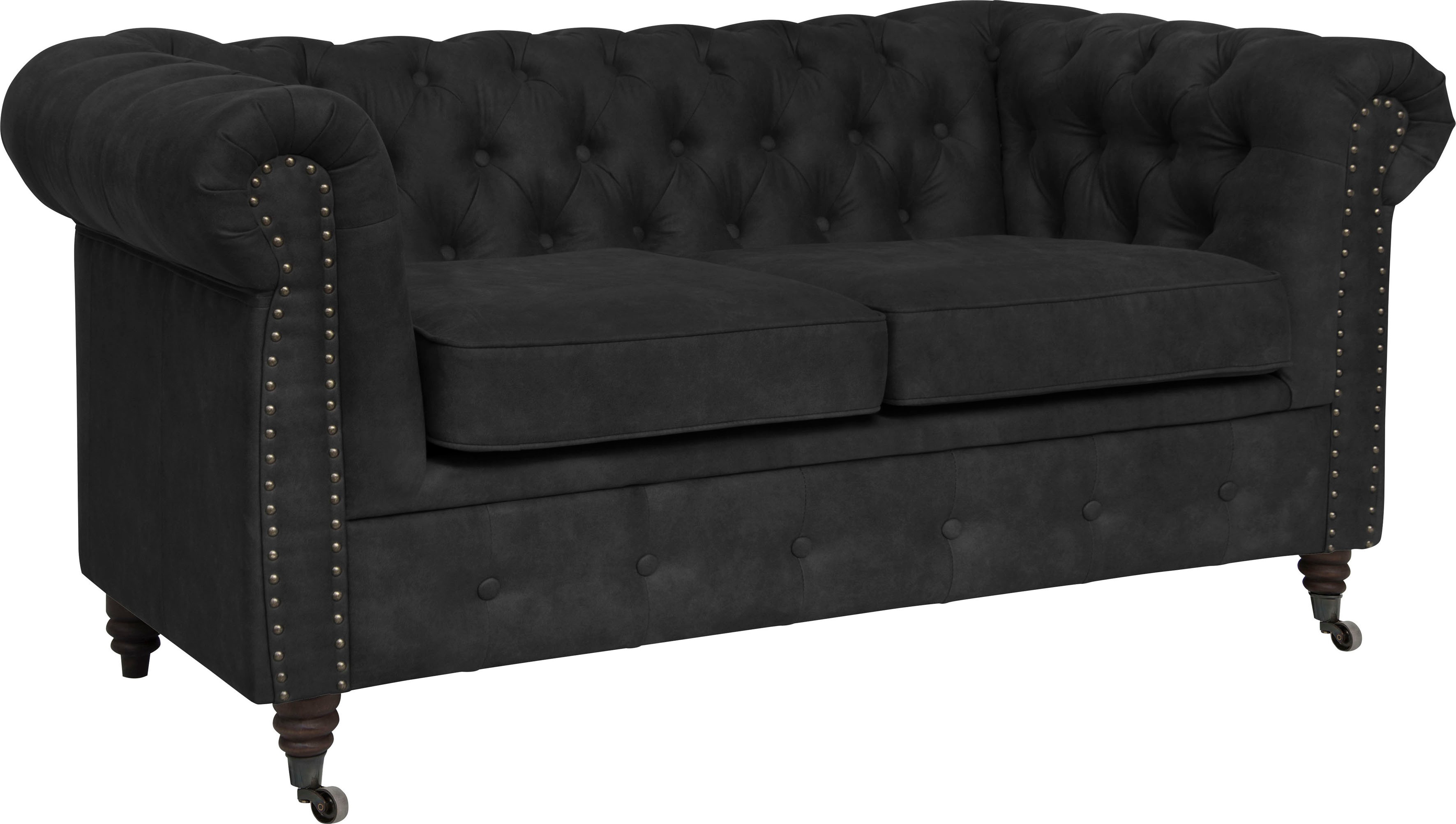 Thumbnail - Home affaire Chesterfield-Sofa "Aarburg", aufwändige Knopfheftung und Ziernägel im Chesterfield-Design