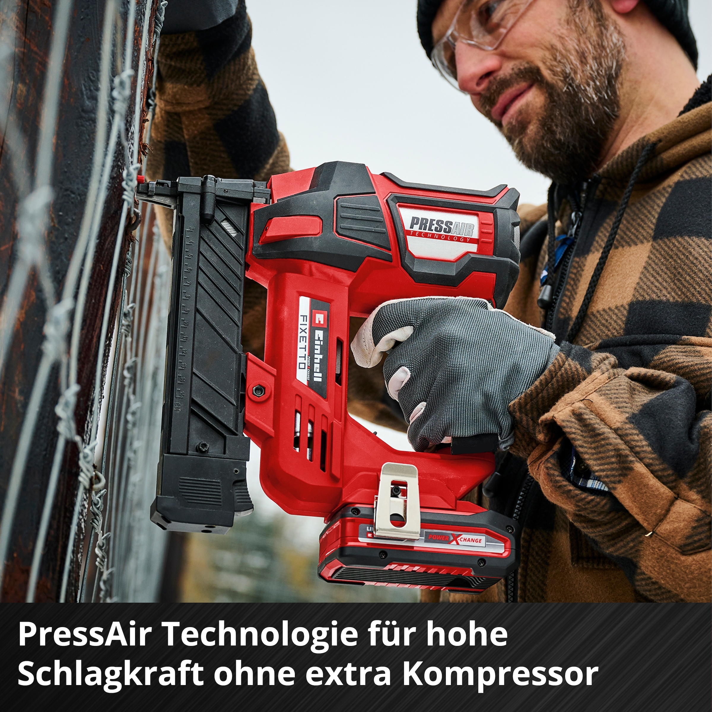 Einhell Akku-Tacker »FIXETTO 18/38 S«, ohne Akku und Ladegerät