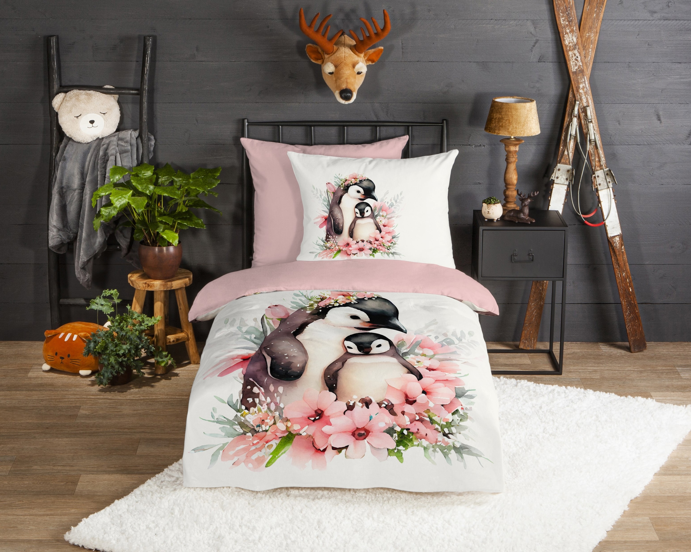 good morning Kinderbettwäsche "Penny" 2 Stk. tlg. Flanell Biber, 135x200, W günstig online kaufen