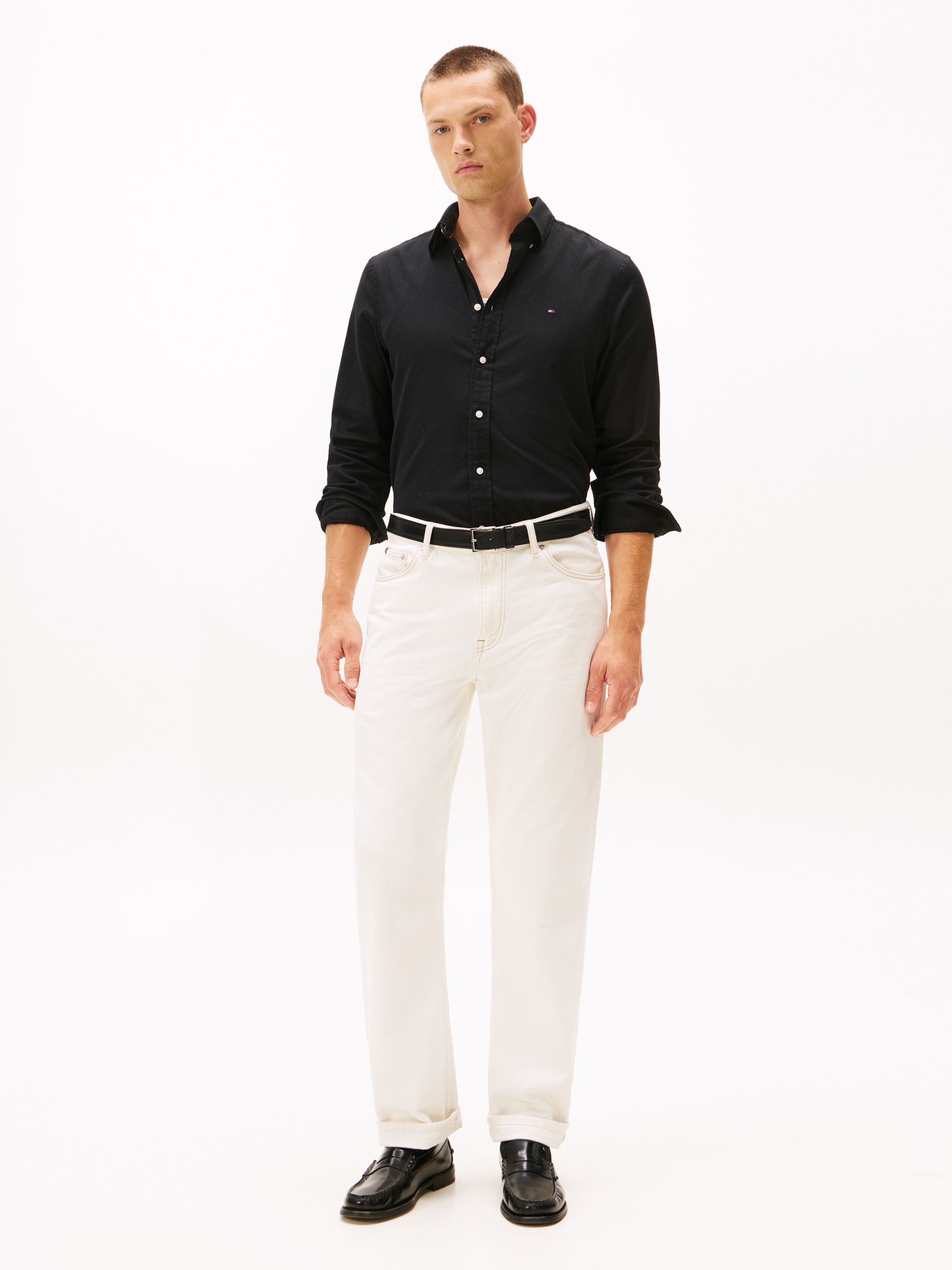 Thumbnail - Tommy Hilfiger Langarmhemd "FLEX FLANNEL SOLID SHIRT" Regular fit