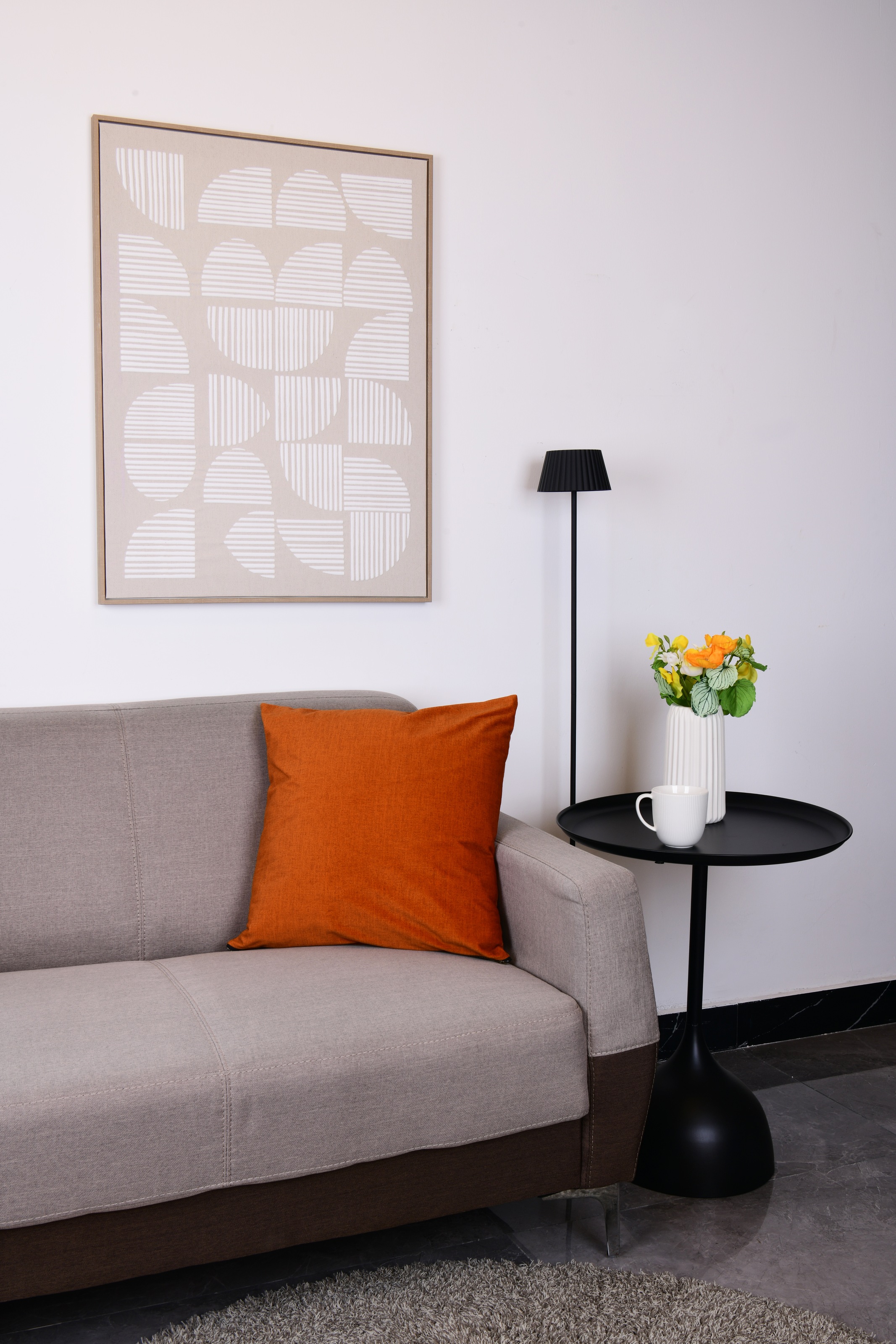 MIRRORS AND MORE Dekokissen »FINN« unifarben, Dekokissen mit Füllung