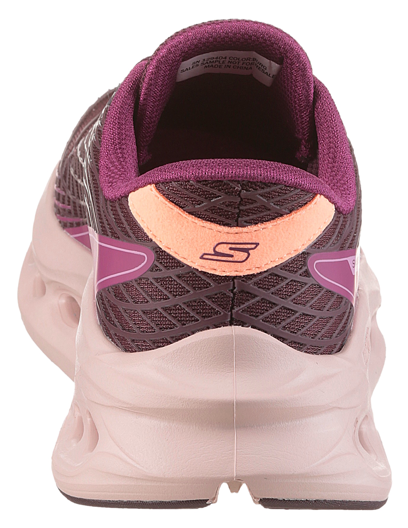 Skechers Slip-On Sneaker »MAX CUSHIONING GLIDE-STEP-SAPPHIRE«, Laufschuh, Trainingsschuh mit dämpfender Glide Step Sohle