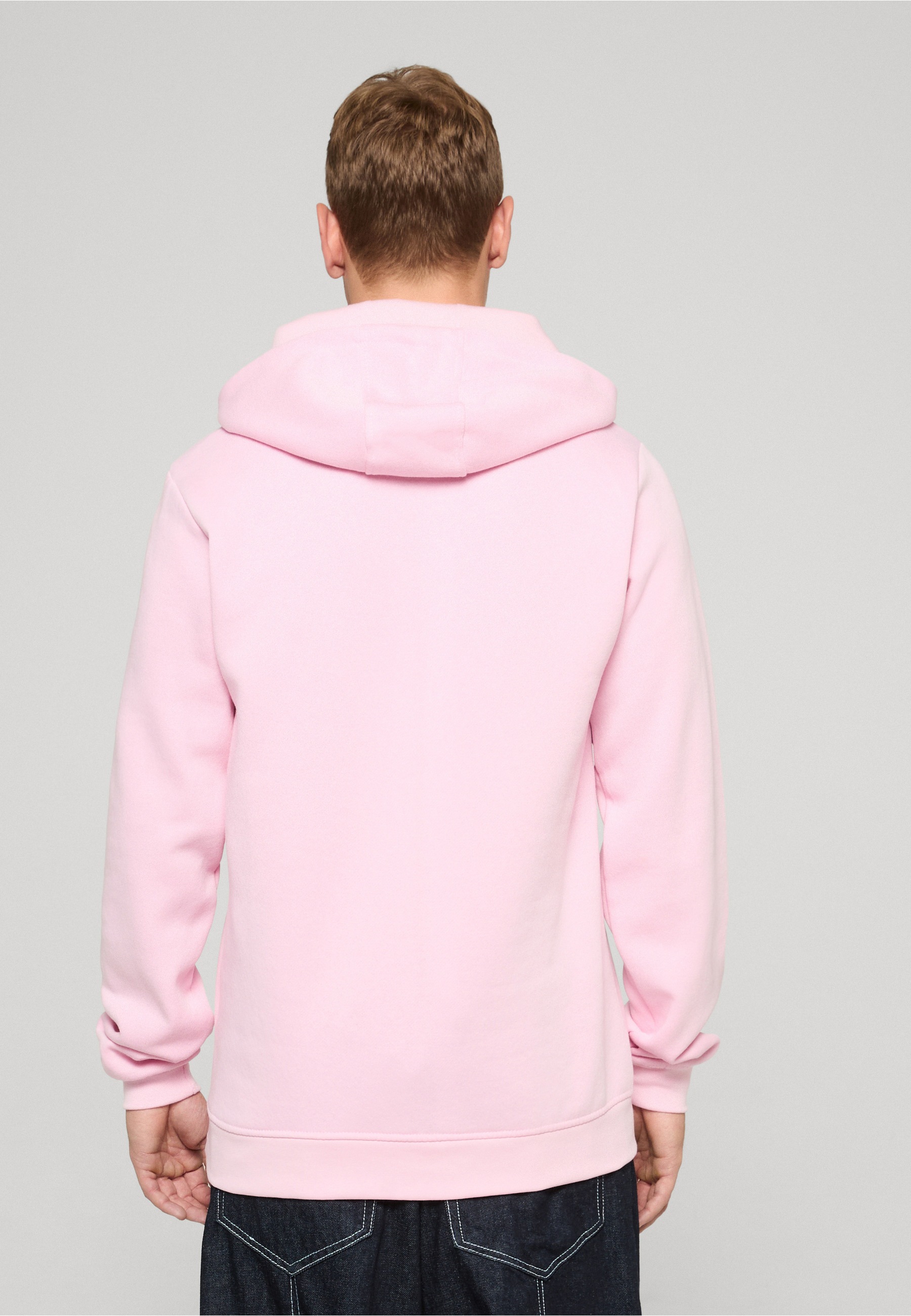 Kapuzenpullover URBAN CLASSICS "Urban Classics Basic Essential Hoody", Herren, Gr. XL, softpink, 50% Baumwolle, 50% Polyester, unifarben, normal, ohne Ausschnitt, Pullover Kapuzenpullover 3