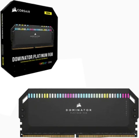 Corsair Arbeitsspeicher »DOMINATOR® PLATINUM RGB 32GB (2x16GB) DDR5 DRAM 5200MHz C40«