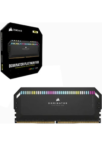 Corsair Arbeitsspeicher »DOMINATOR® PLATINUM RGB 32GB (2x16GB) DDR5 DRAM 5200MHz C40«,... kaufen