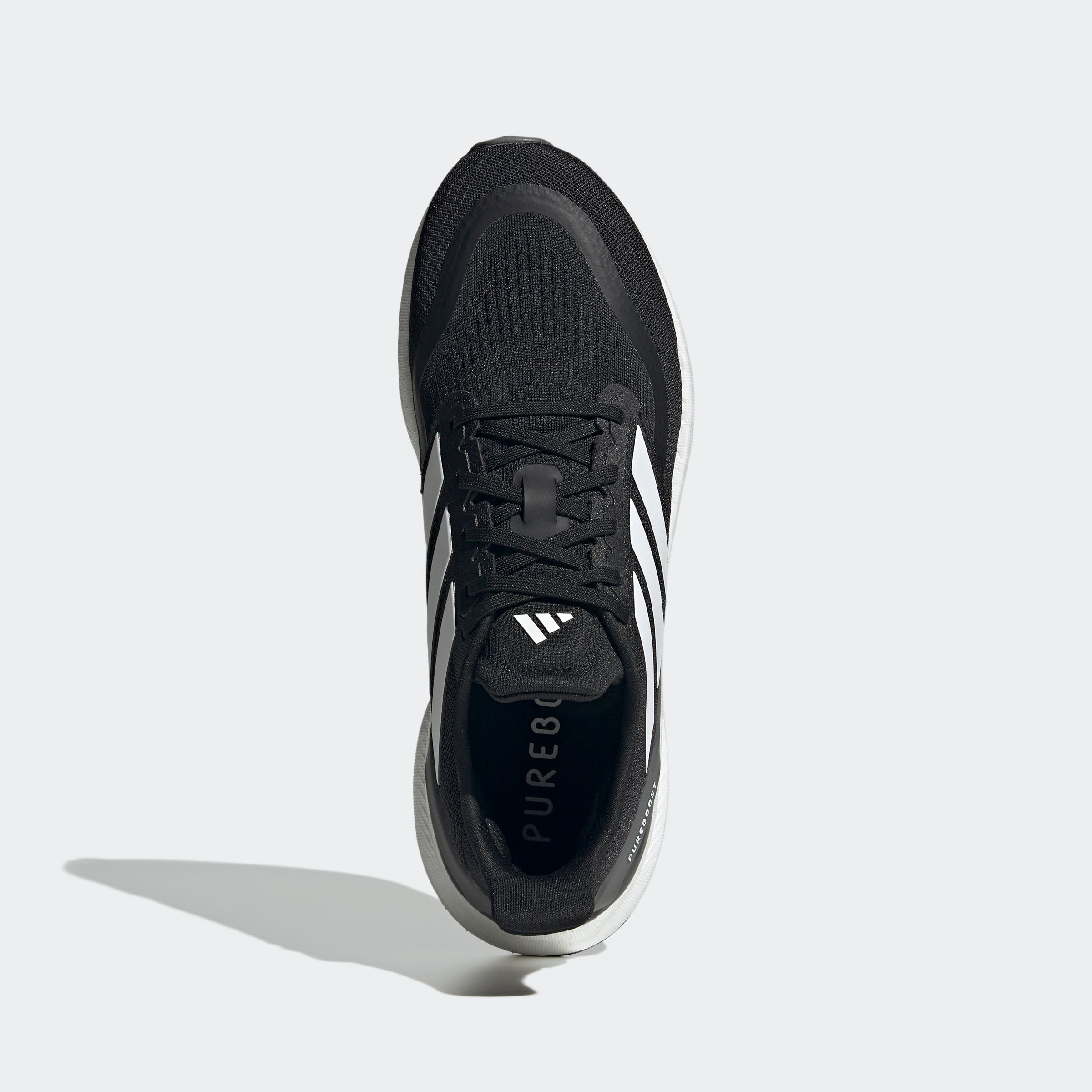 Laufschuh ADIDAS PERFORMANCE "PUREBOOST 5", Herren, Gr. 46, schwarz-weiß (core schwarz, cloud weiß, grau five), Synthetik, Textil, Schuhe Laufschuh 3