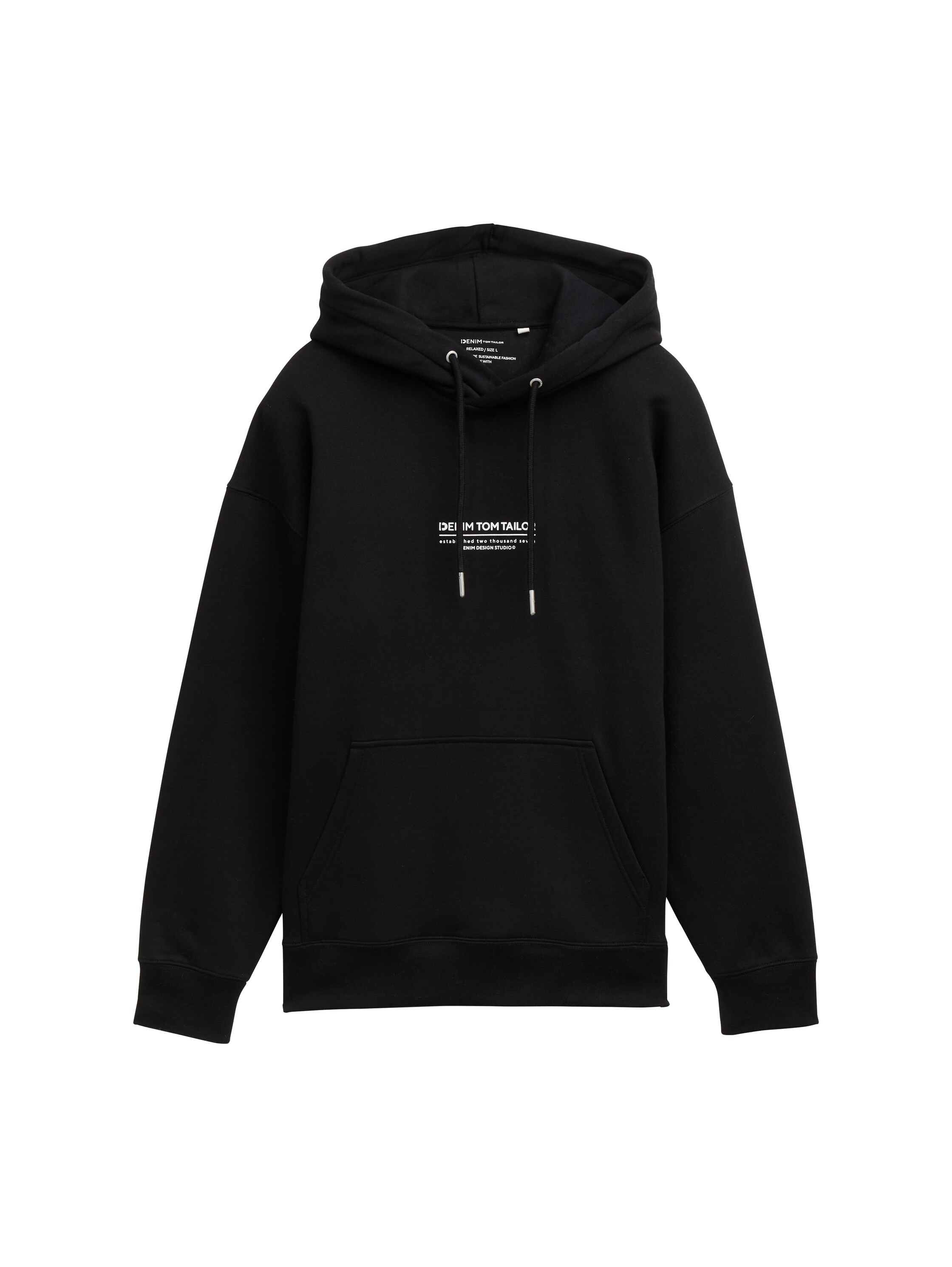 TOM TAILOR Denim Hoodie, mit Logo Print