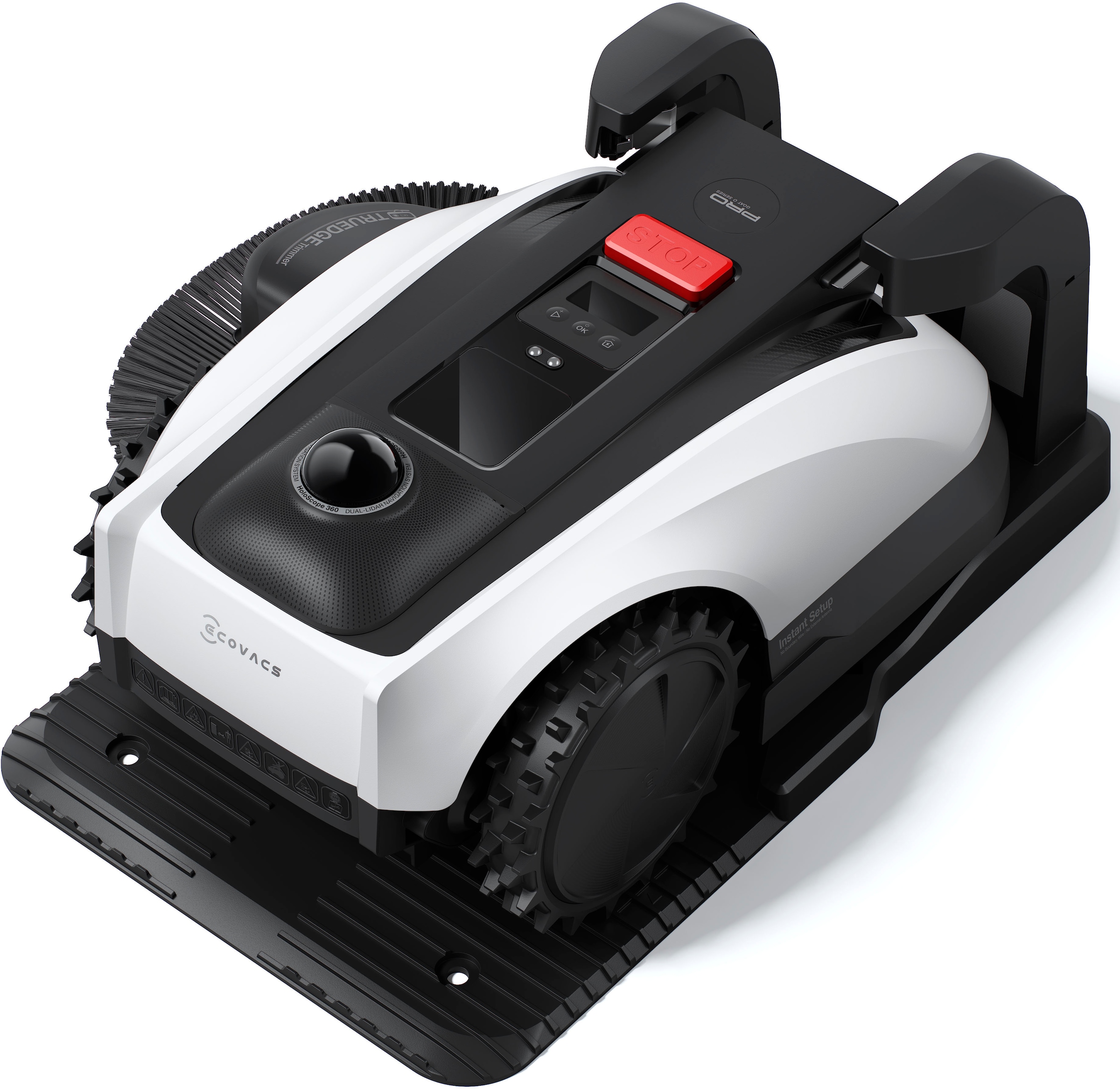 ECOVACS Rasenmähroboter »GOAT O1200 LiDAR PRO« Trimmer (8500 rpm),   mit bahnbrechender Dual-LiDAR Navigation für Gärten