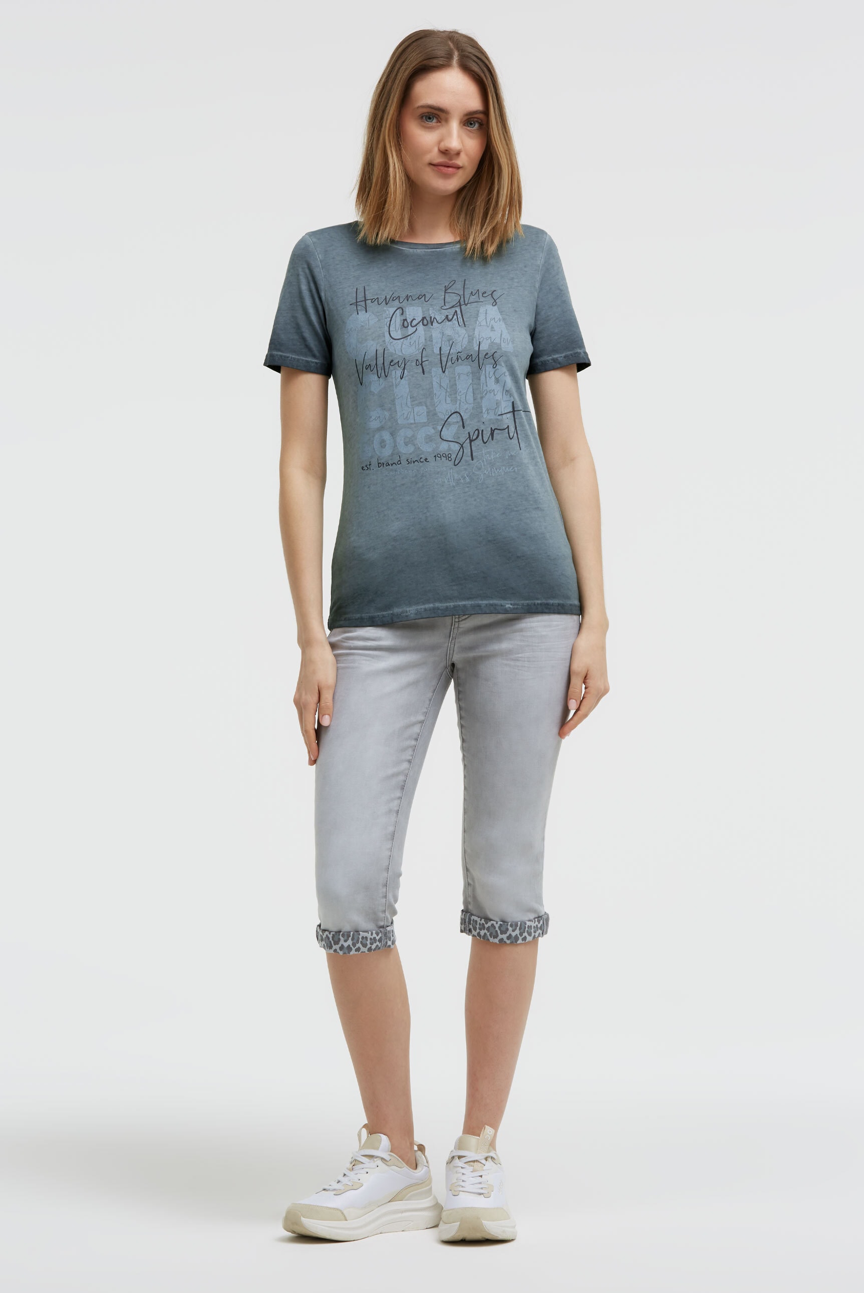SOCCX Rundhalsshirt mit Necktape