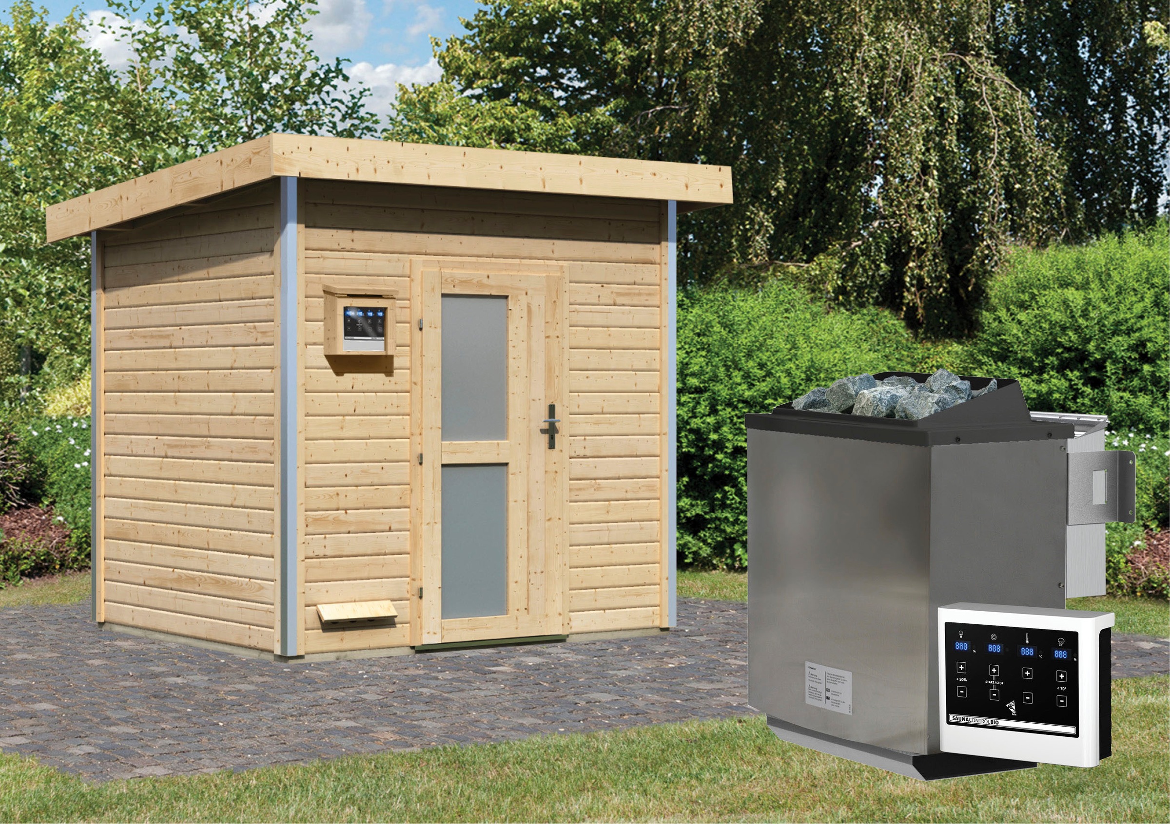 Karibu Saunahaus »Ralf« Set, 