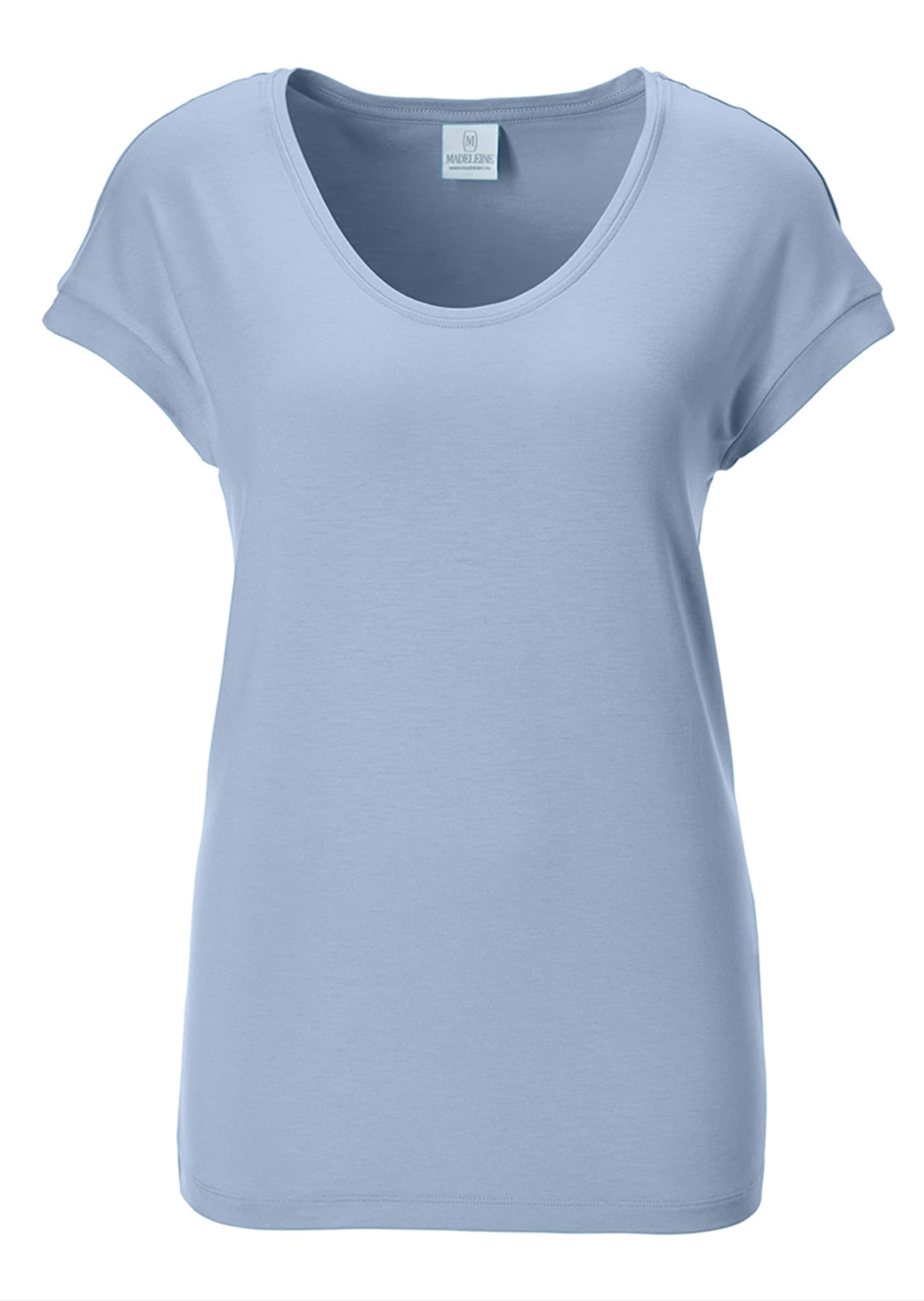 MADELEINE Kurzarmshirt "Jerseybluse Elegantes Viskose-Oberteil" günstig online kaufen