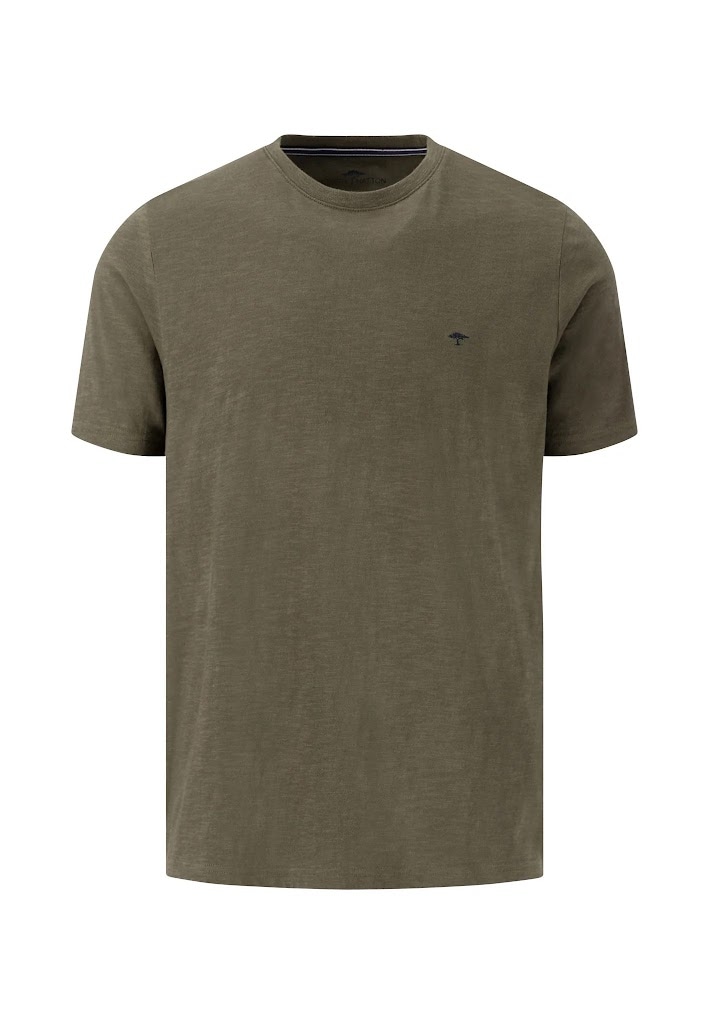 FYNCH-HATTON T-Shirt "FYNCH-HATTON Basic T-Shirt" mit Rundhals und Logo-Sti günstig online kaufen
