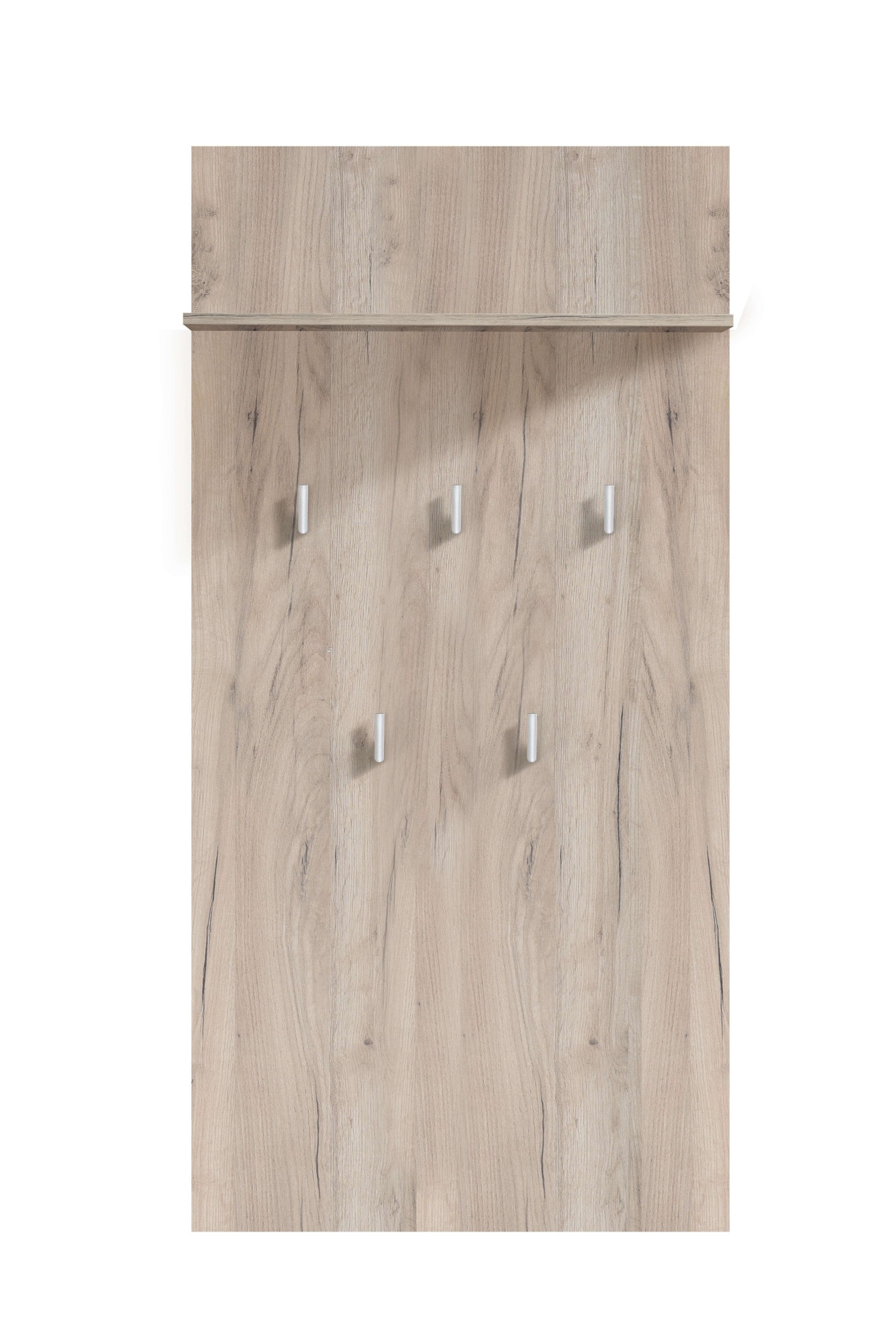 Home affaire Garderobenpaneel "Como, Wandregal mit Haken, mit Regal" Wandgarderobe, Aufhänger, in modernen Farben, Höhe 137 cm