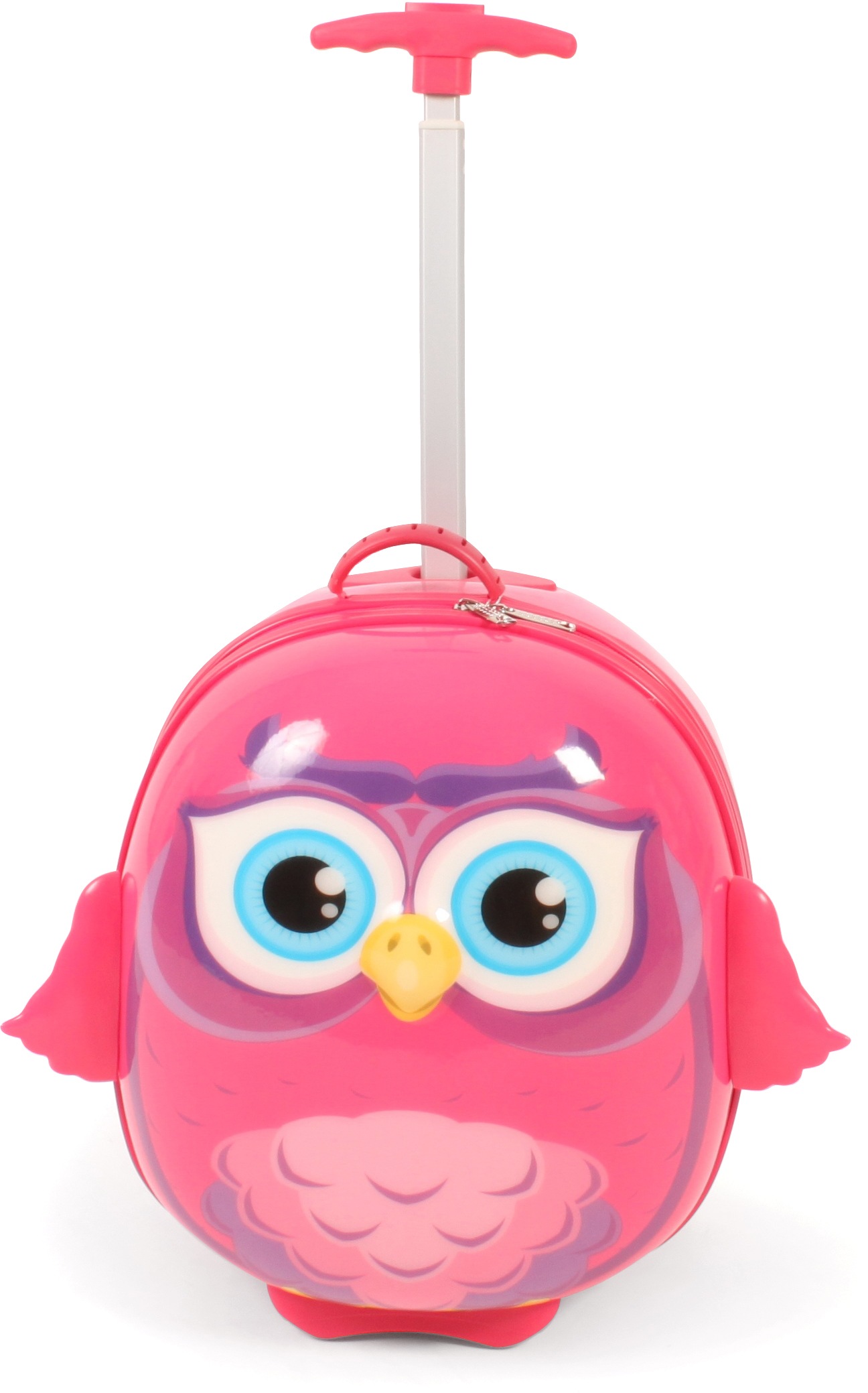 Thumbnail - CHIC2000 Kinderkoffer "Bouncie, Eule, Pink" 2 Rollen Hartschalen-Trolley