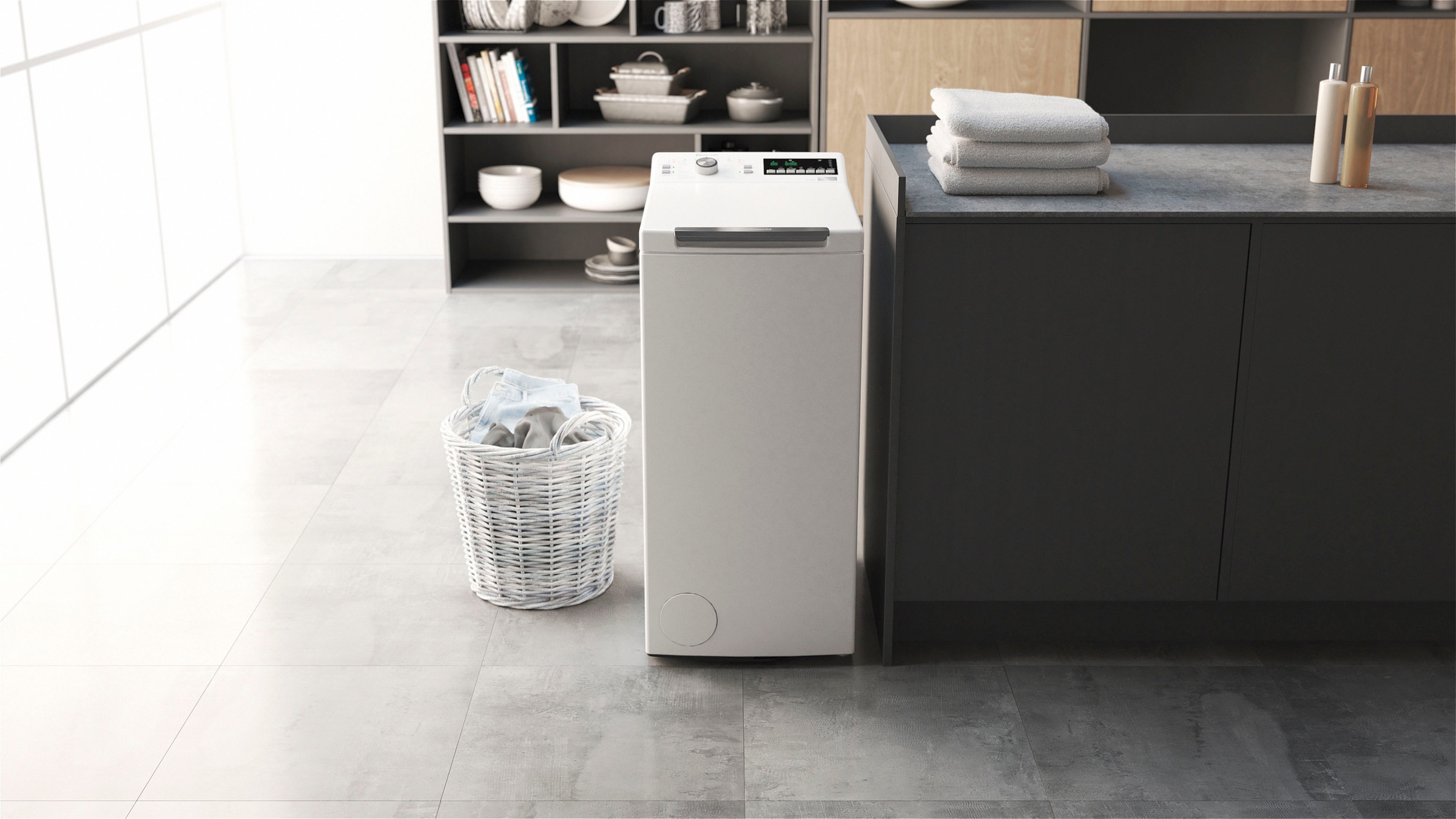 BAUKNECHT Waschmaschine Toplader »WMT per C, Raten C«, 1200 6513 Eco Smart Z | WMT Smart 6,5 6513 Z kg, U/min Eco BAUR