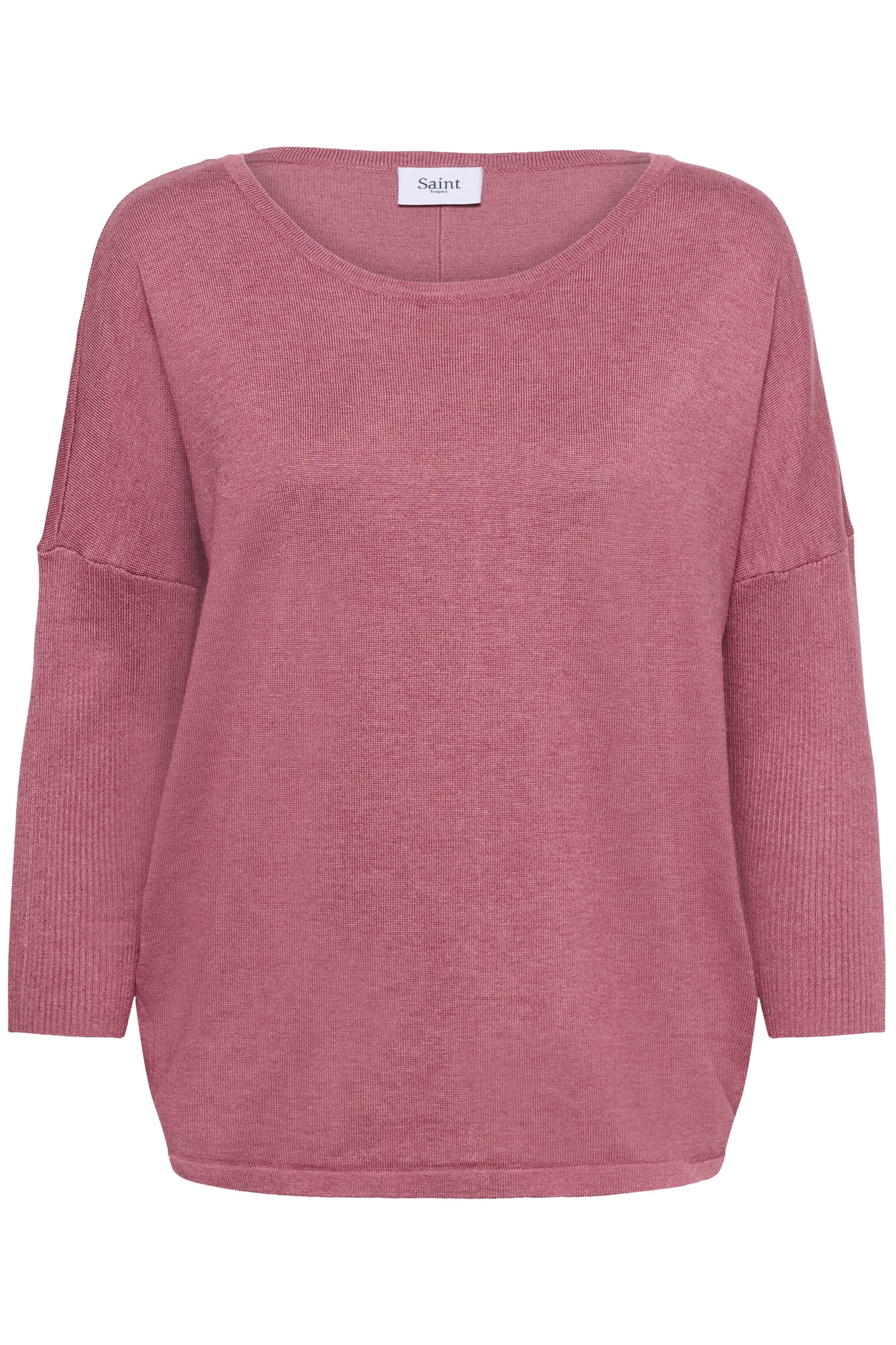 Saint Tropez Rundhalspullover »A2561, MilaSZ R-Neck«