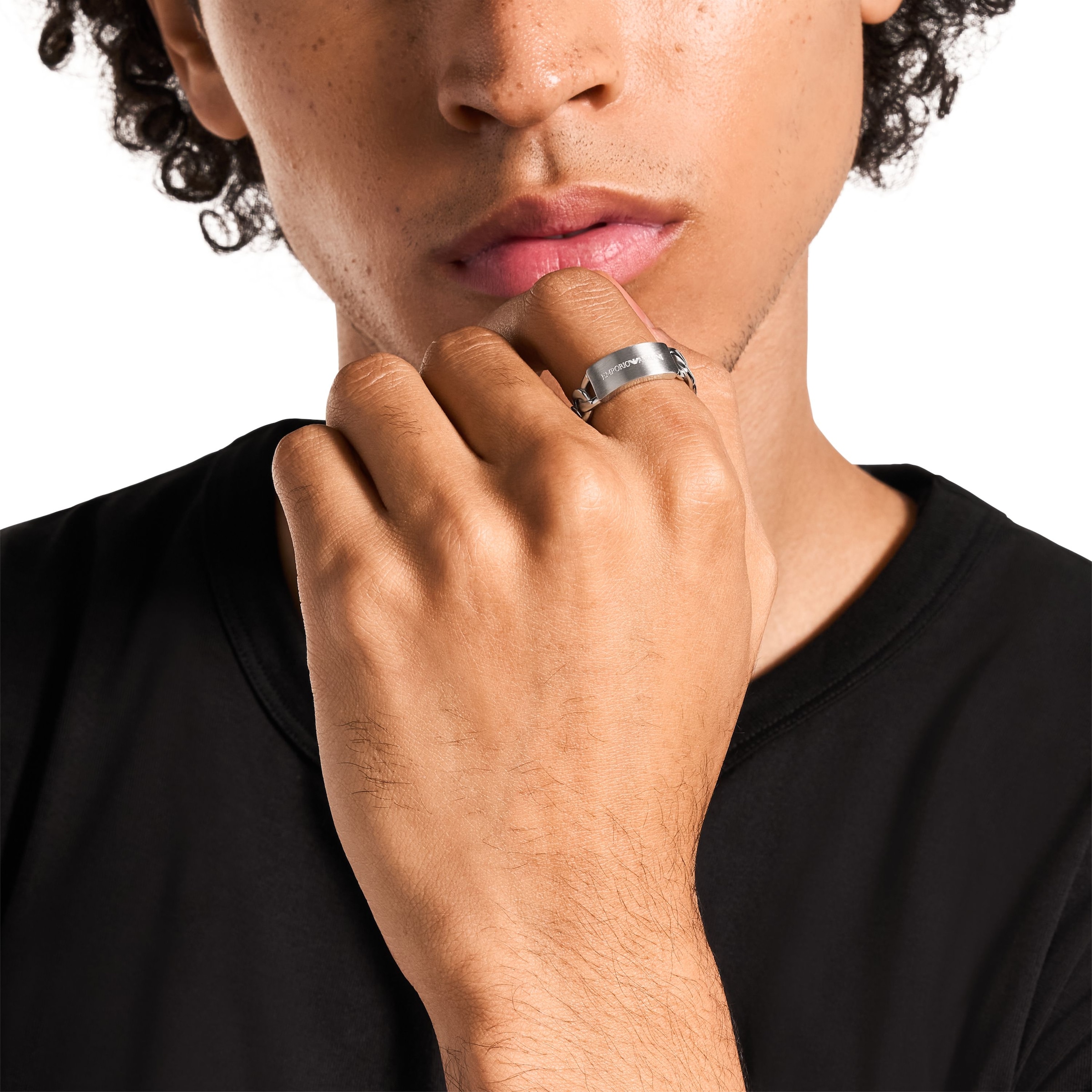 Emporio Armani Fingerring »Schmuck Geschenk Edelstahl«