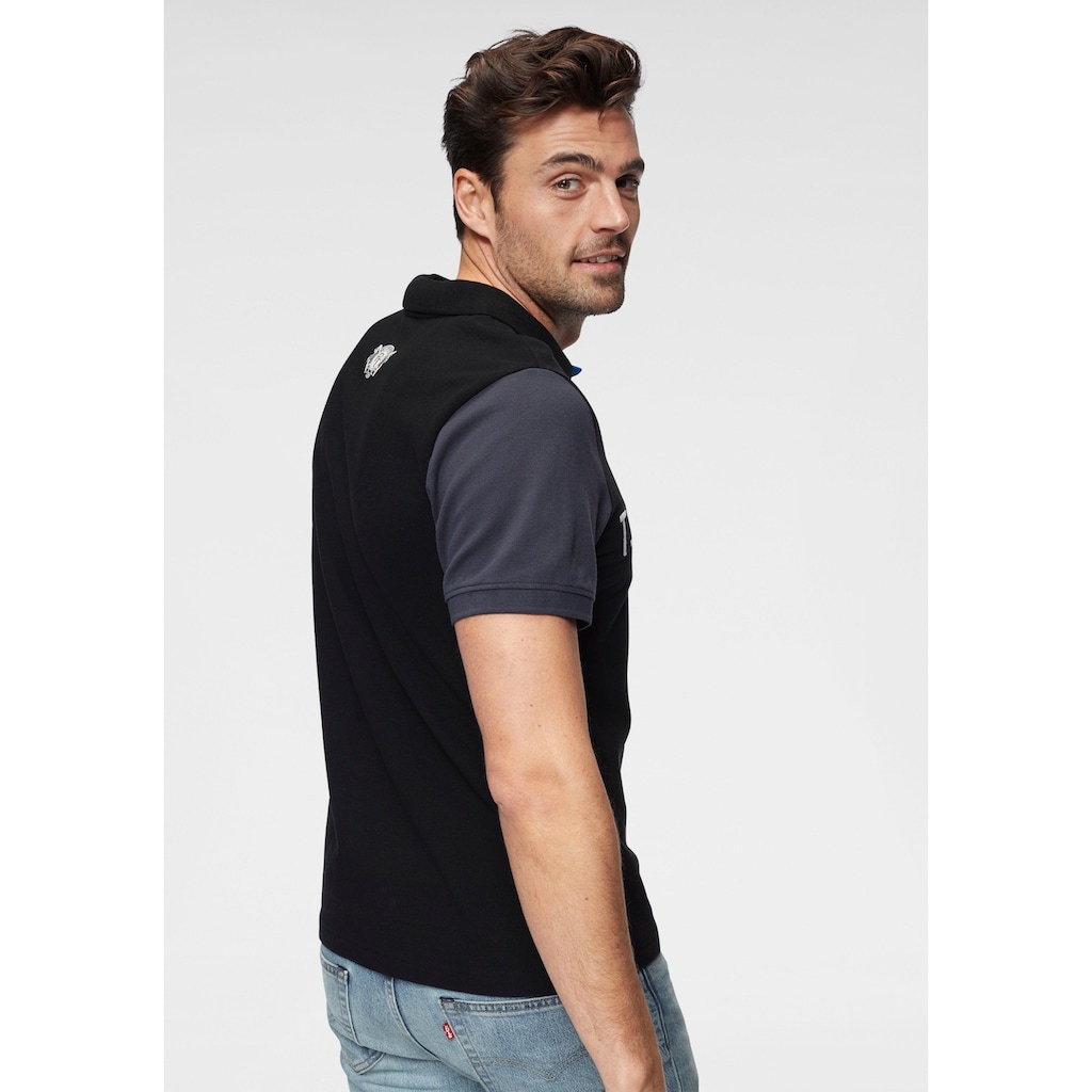 TOM TAILOR Polo Team Poloshirt, mit großer Logostickerei