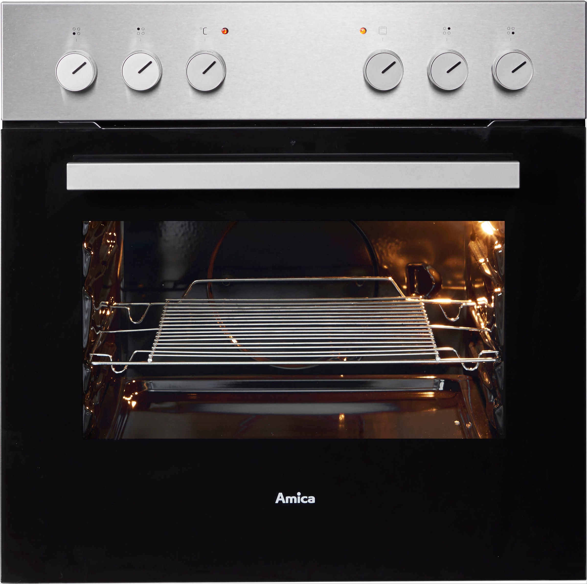 AMICA Elektro-Herd-Set "EHE 932 000 E", Energieeffizienz: A (A+++-D), silber (edelstahlfarben), Herdsets, Solider Kochkomfort für den Alltag mit bewährter Technik 3