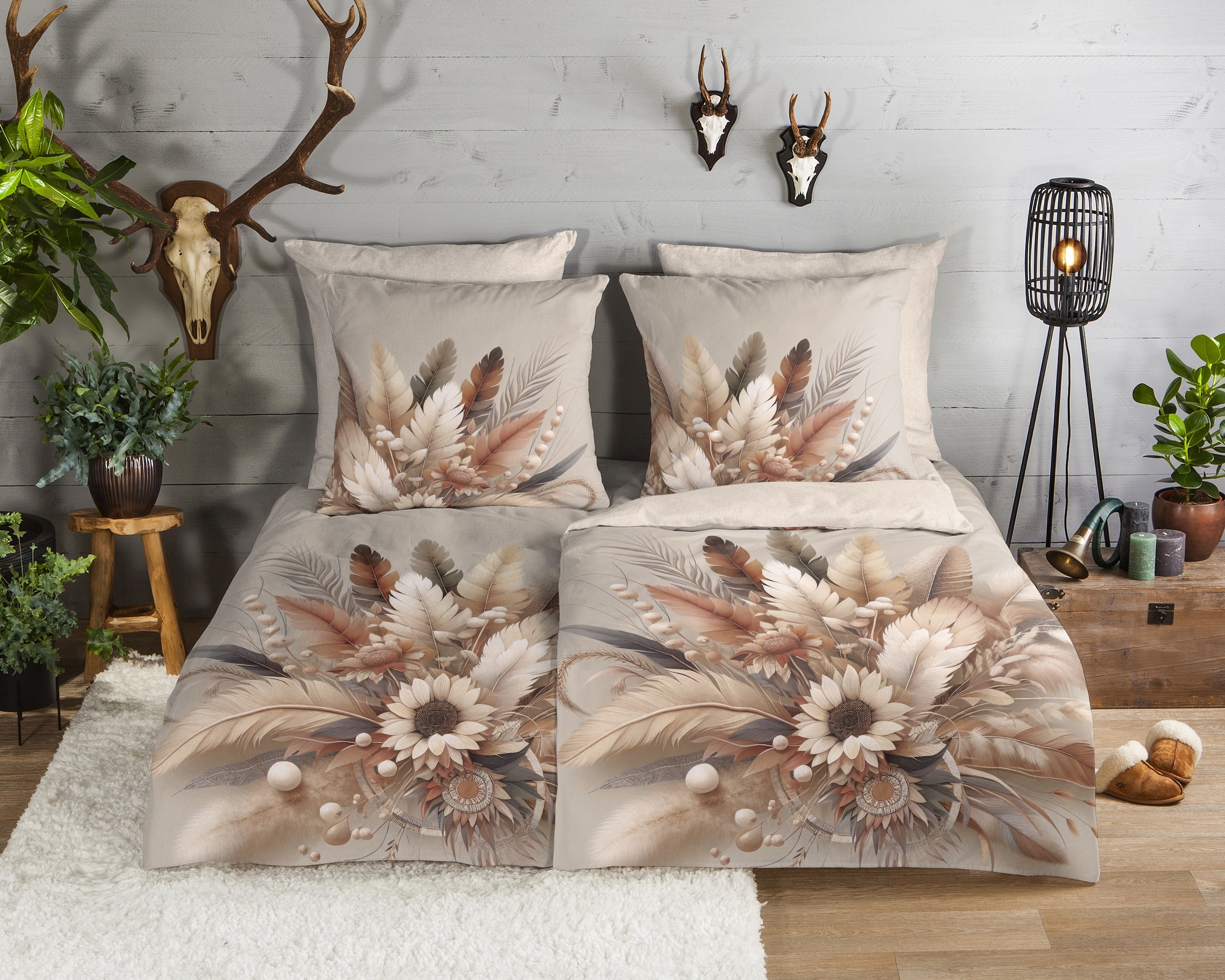 good morning Wendebettwäsche "Barro" 3 Stk. Flanell, Biber, Winter, Warm, R günstig online kaufen