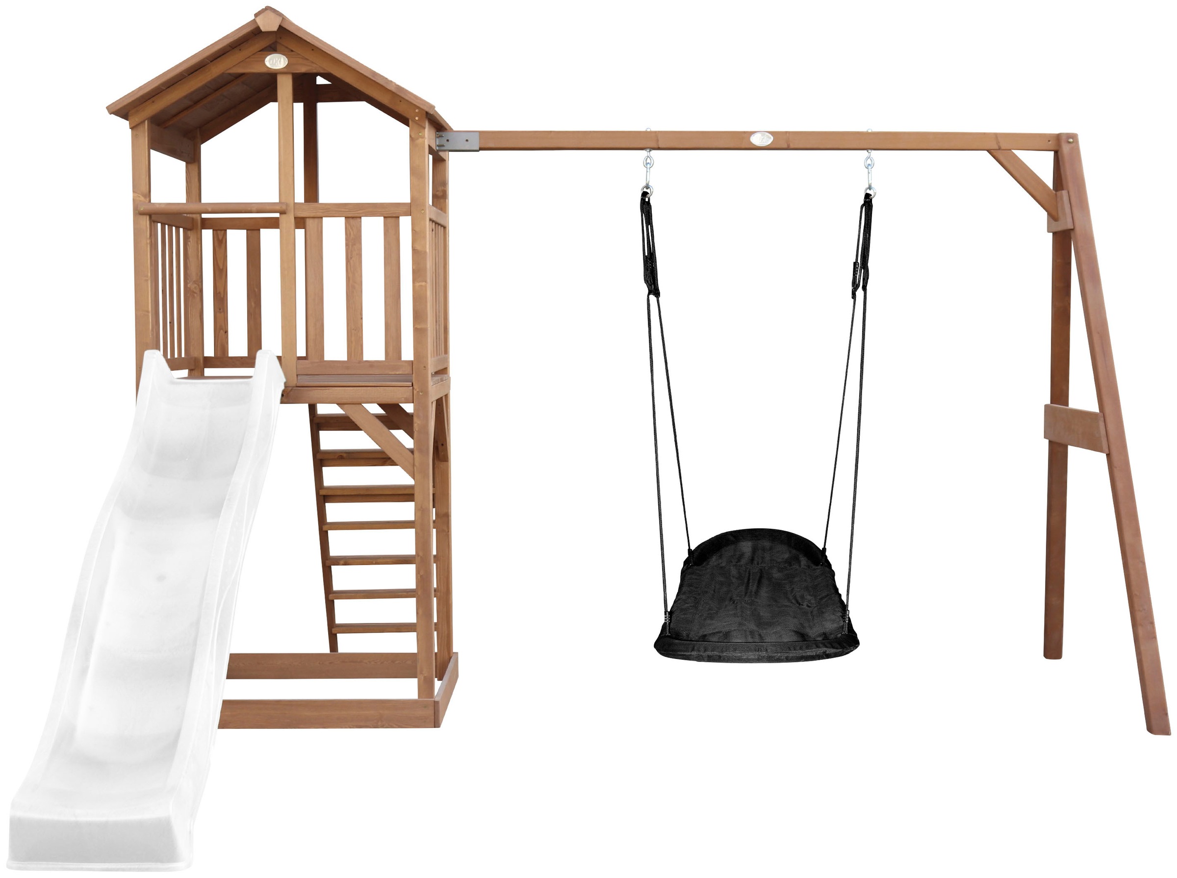 AXI Spielturm »Beach Tower«, mit Roxy Nestschaukel und Rutsche