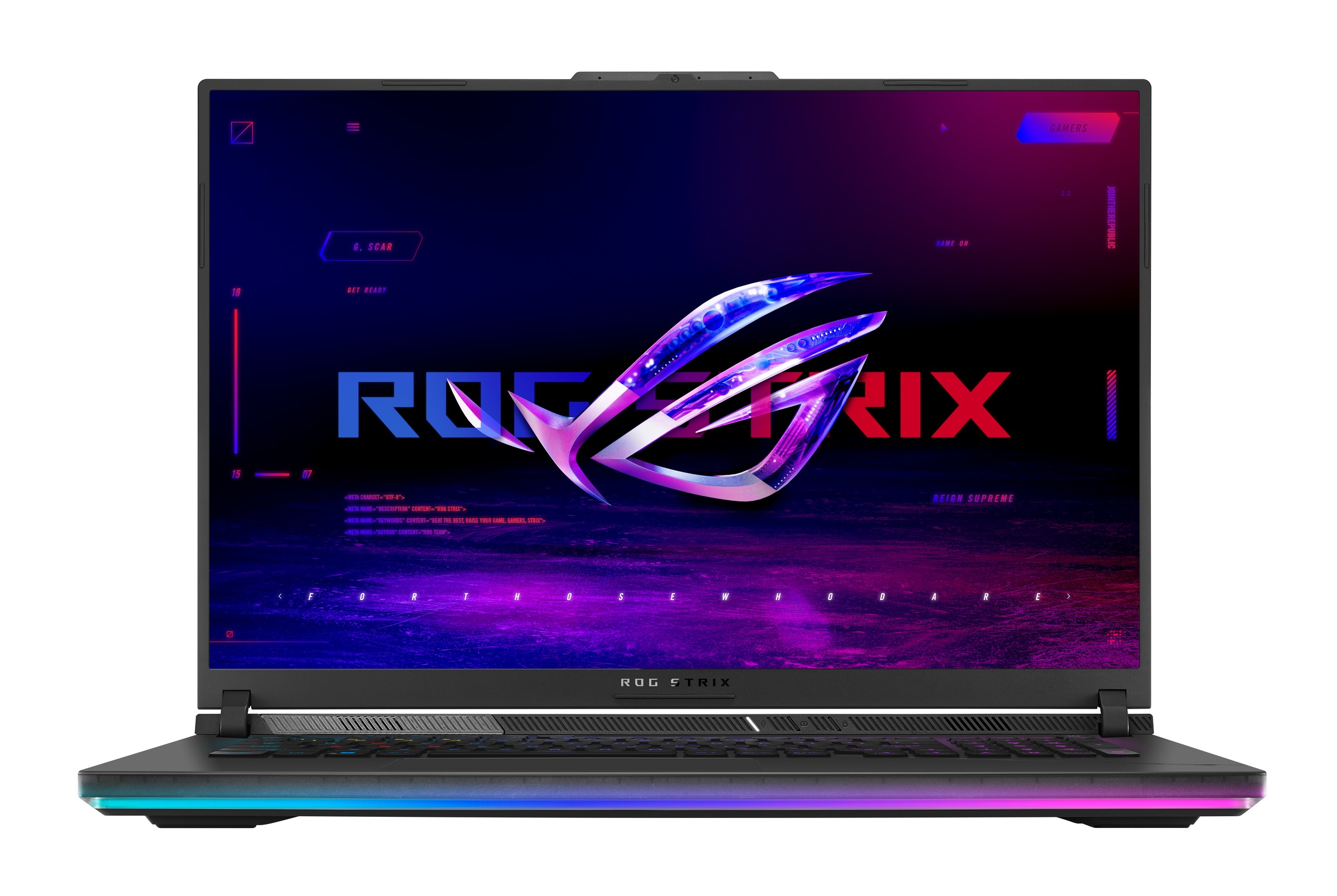 Asus Notebook »ROG Strix Scar18 G834JYR-R6130X 18" i9-14900HX/64GB/2x W11P«, 45,7 cm, / 18 Zoll, Intel, Core i9