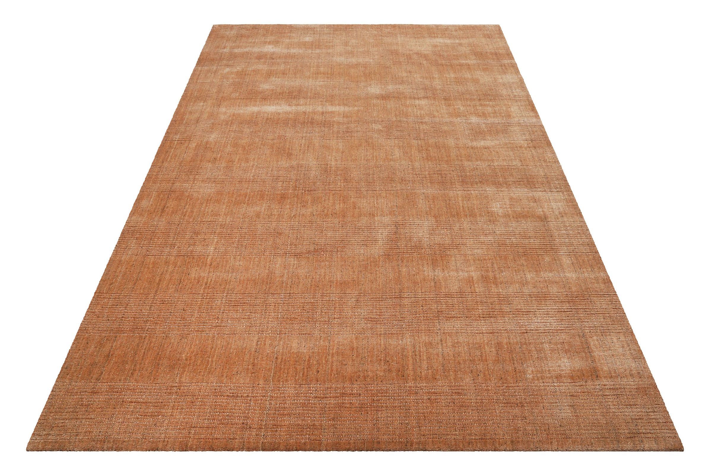 Thumbnail - Wecon home Teppich "Seattle" rechteckig 11 mm Höhe Kurzflorteppich, handgewebt, TENCEL & Schurwolle, Streifen, Wohnzimme...