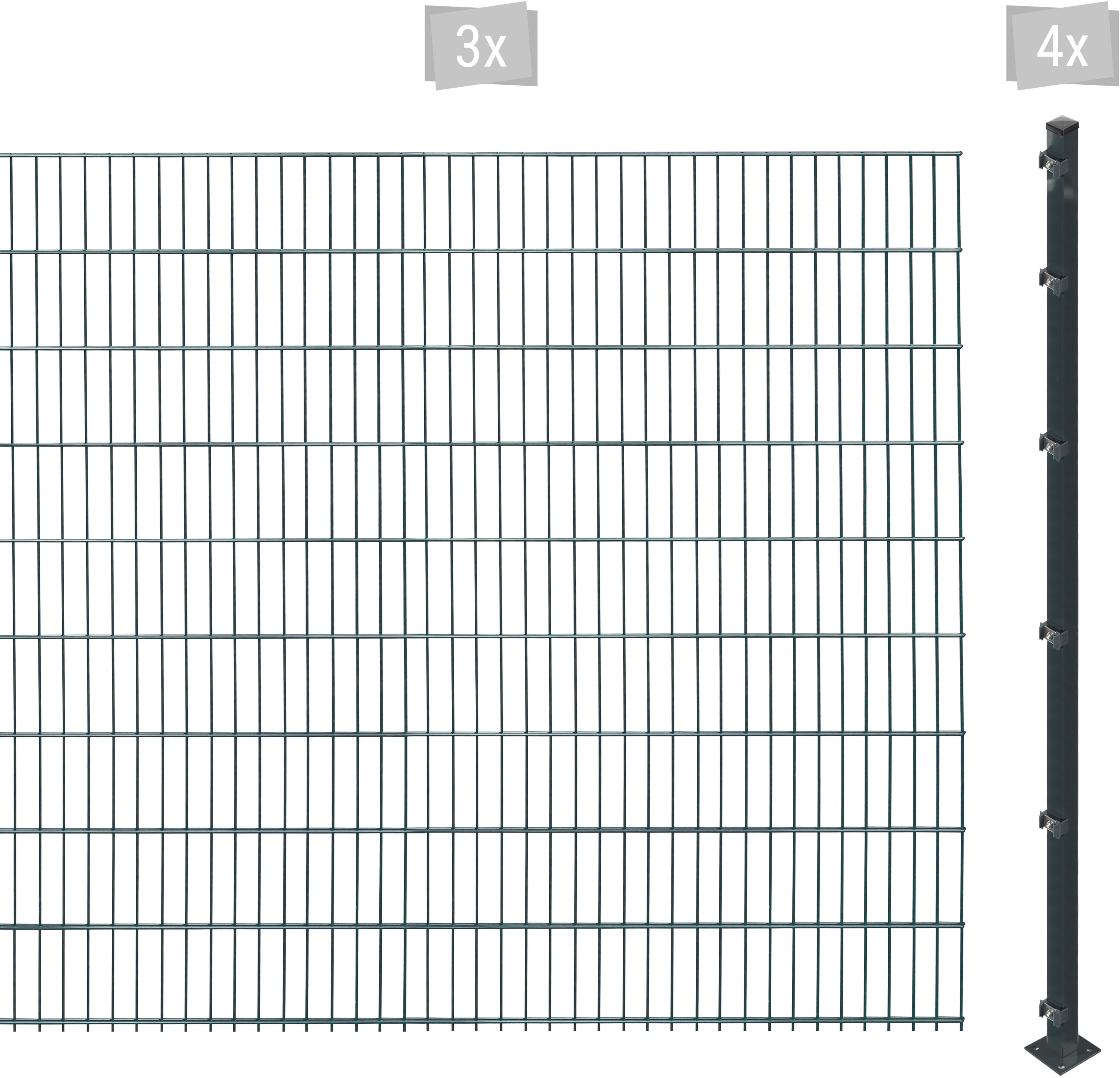 Arvotec "ESSENTIAL 183 zum Aufschrauben" Zaunhöhe 183 cm, Zaunlänge 2 - 60 m