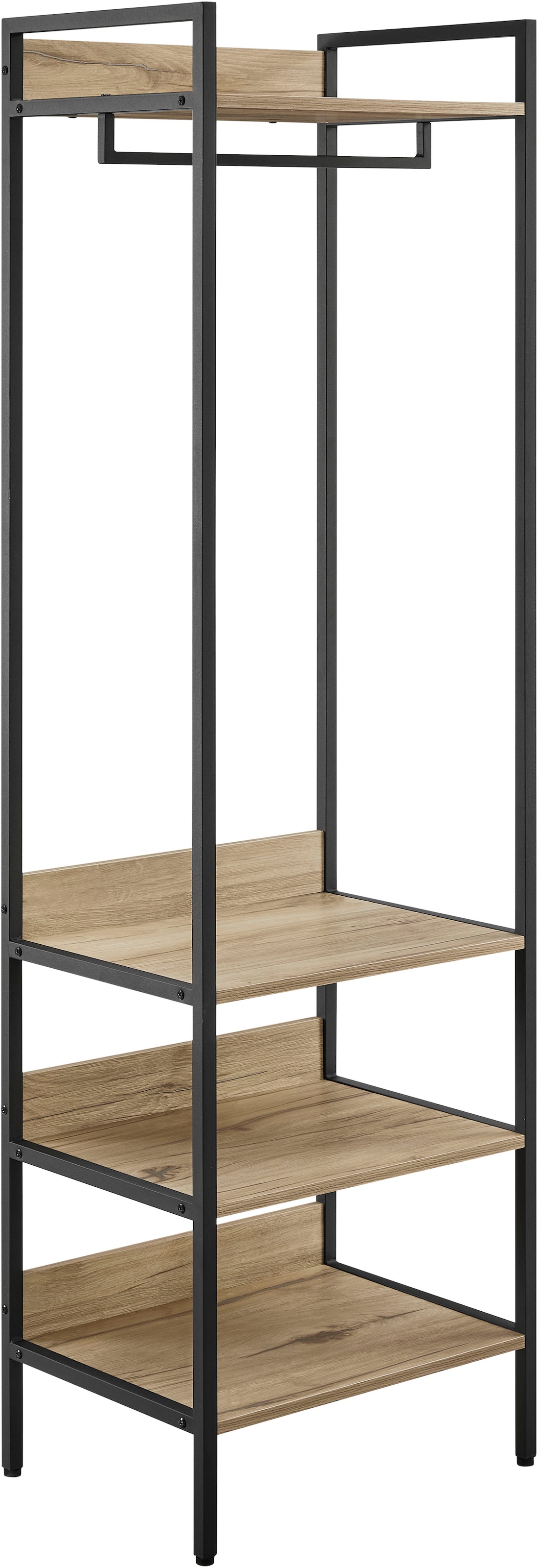 OTTO home Garderobenschrank "Tayler", pflegeleichte Melaminoberfläche, Meta günstig online kaufen