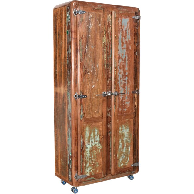 SIT Garderobenschrank »Fridge«, mit Kühlschrankgriffen, Shabby Chic,  Vintage | BAUR