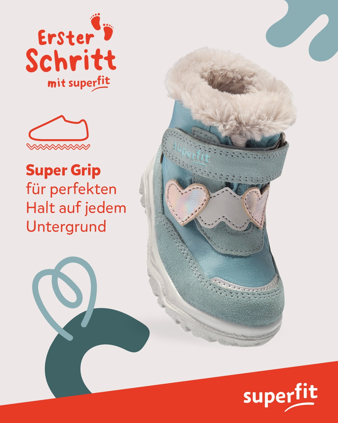 Superfit Husky Winterstiefel Mintgrün Gr 24 3