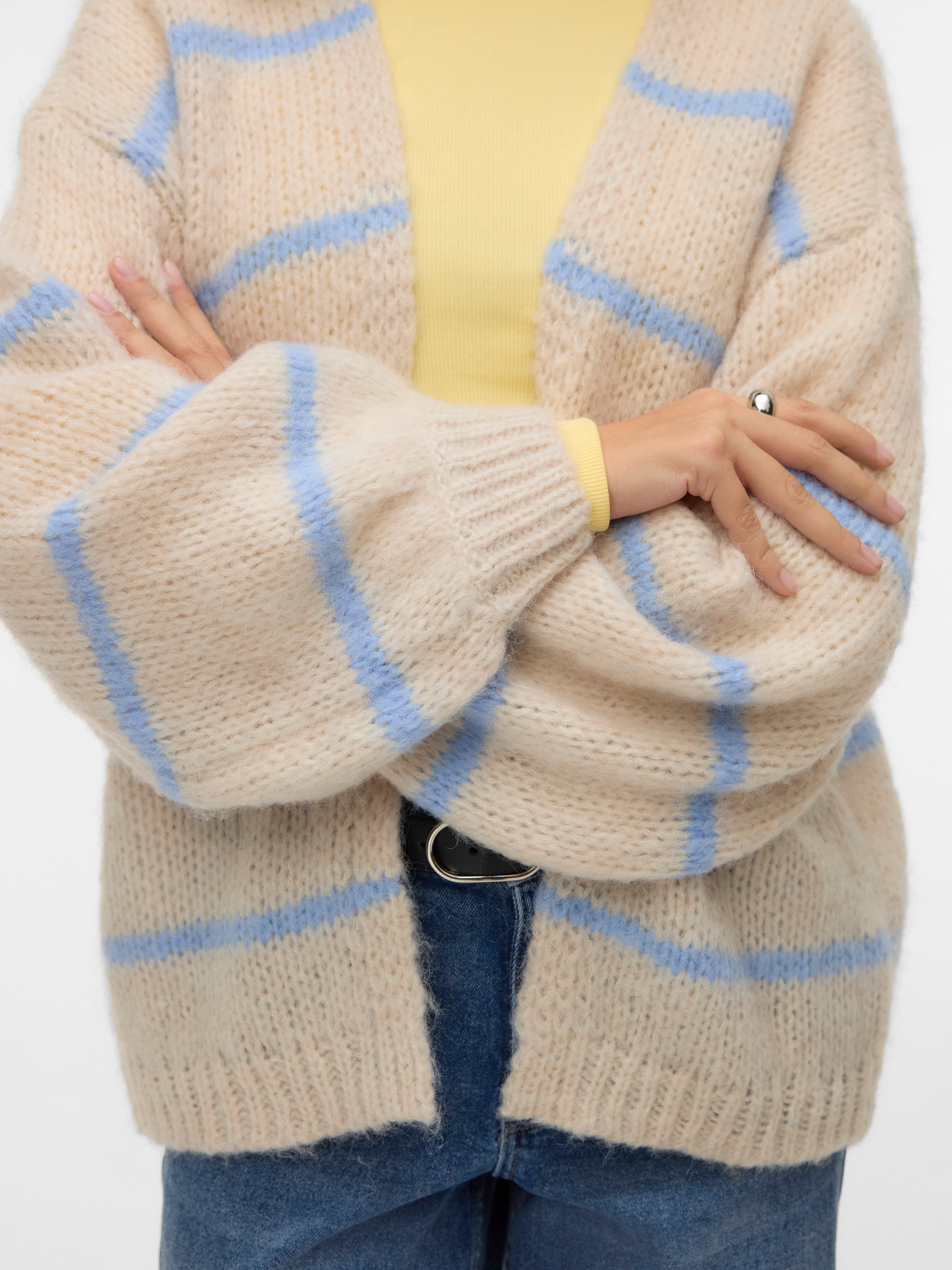 Thumbnail - Vero Moda Strickjacke "VMMAYBE ART LS OPEN CARDIGAN NOOS"