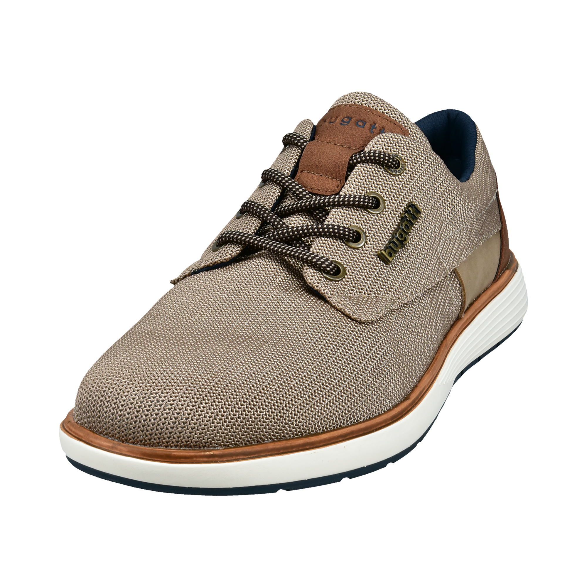 bugatti Schnürschuh Schnürschuh, Halbschuh mit Kontrastbesatz an der Ferse günstig online kaufen