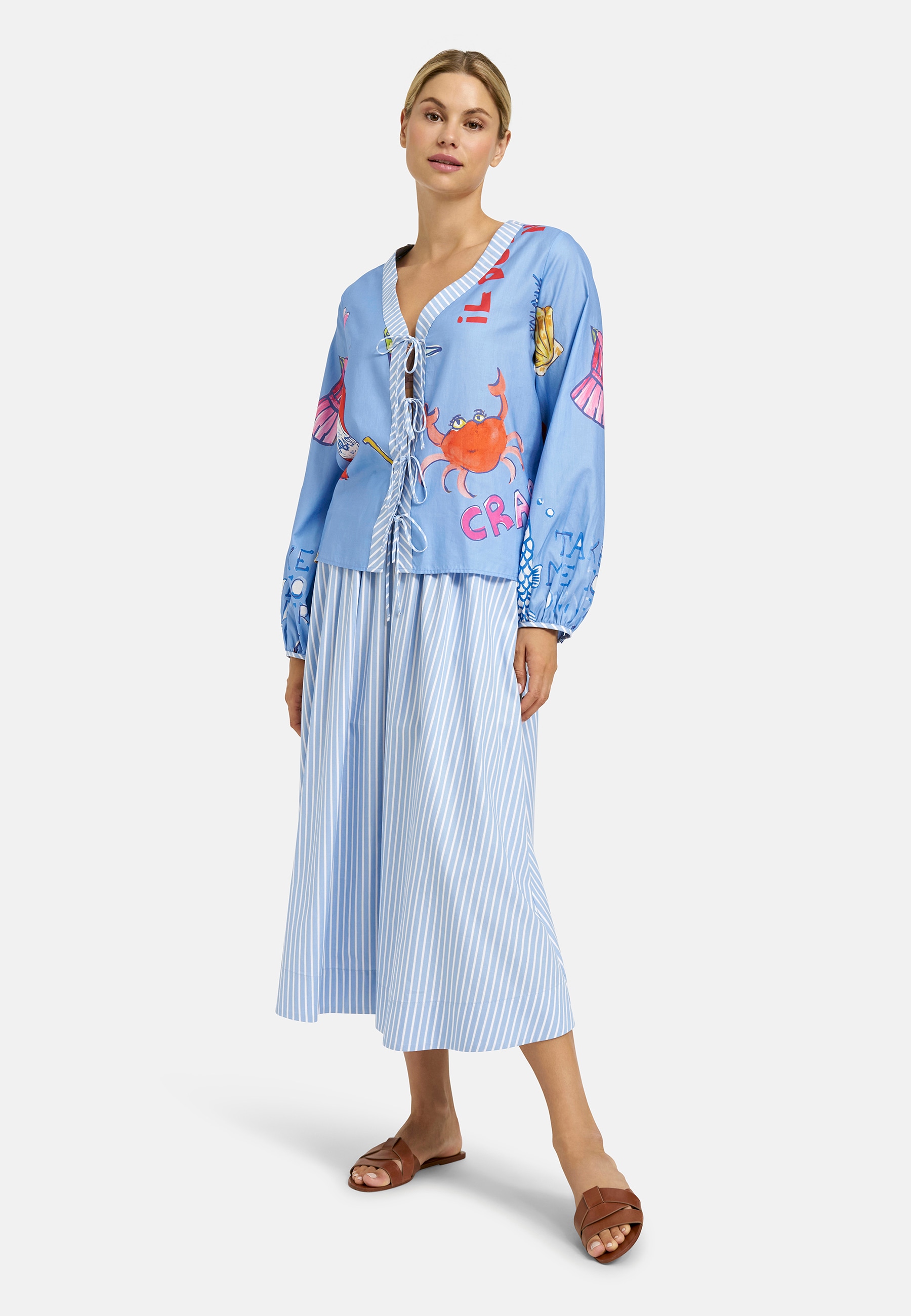 Milano Italy Sommerrock mit Taschen